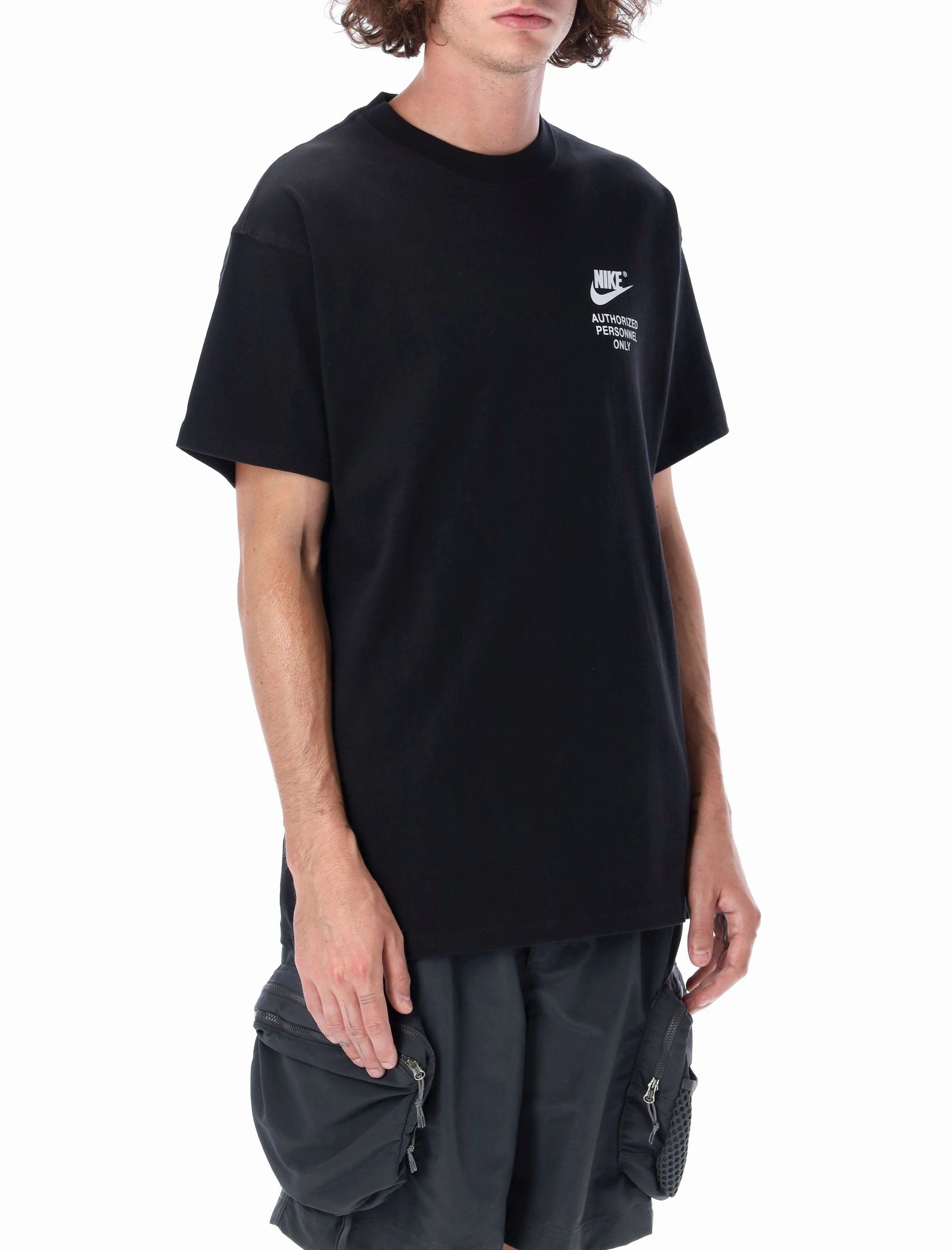 Nike Logo Printed Crewneck T-Shirt