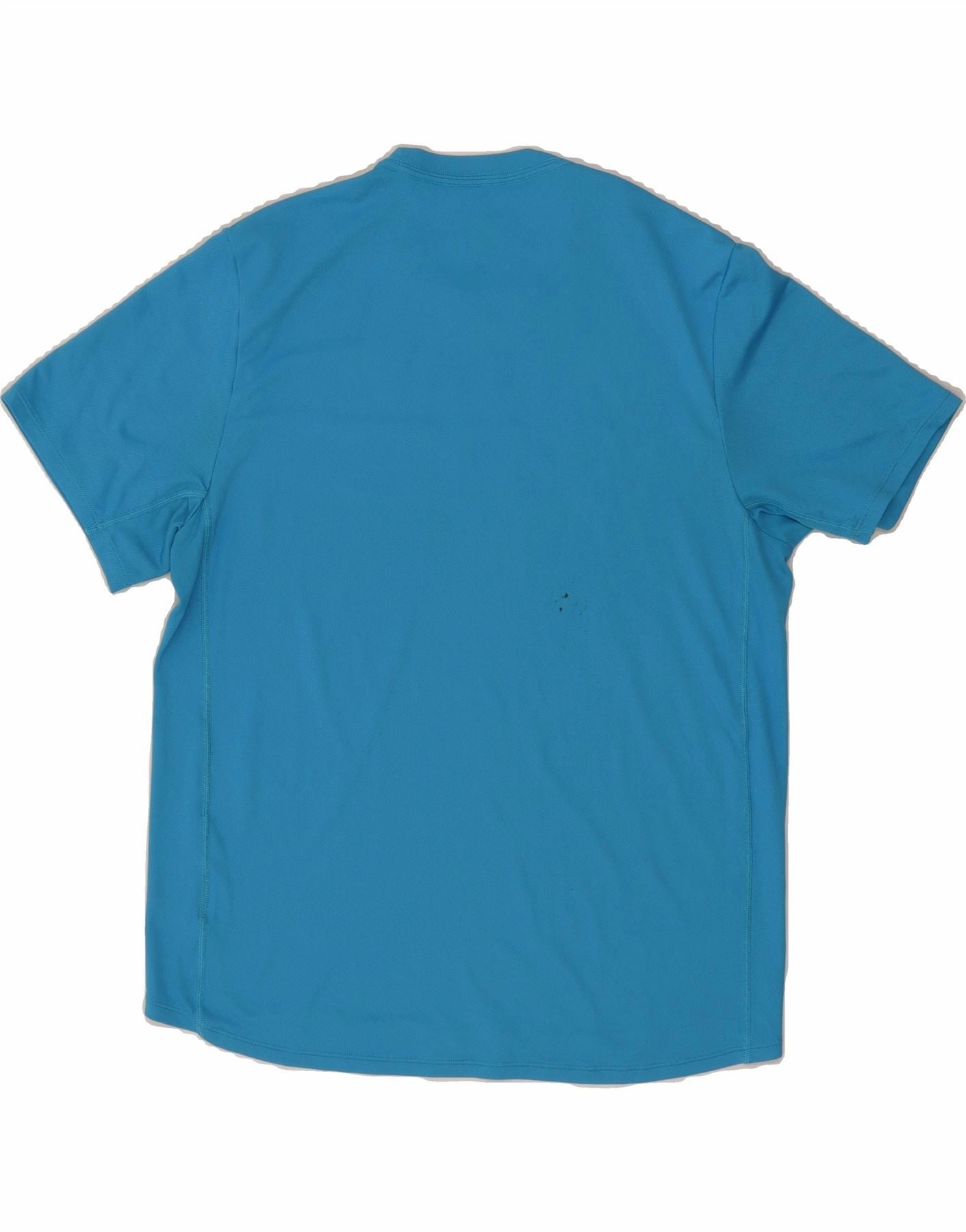 NIKE Mens DeeJay Ten Milano 2016 Graphic T-Shirt Top Medium Blue Polyester
