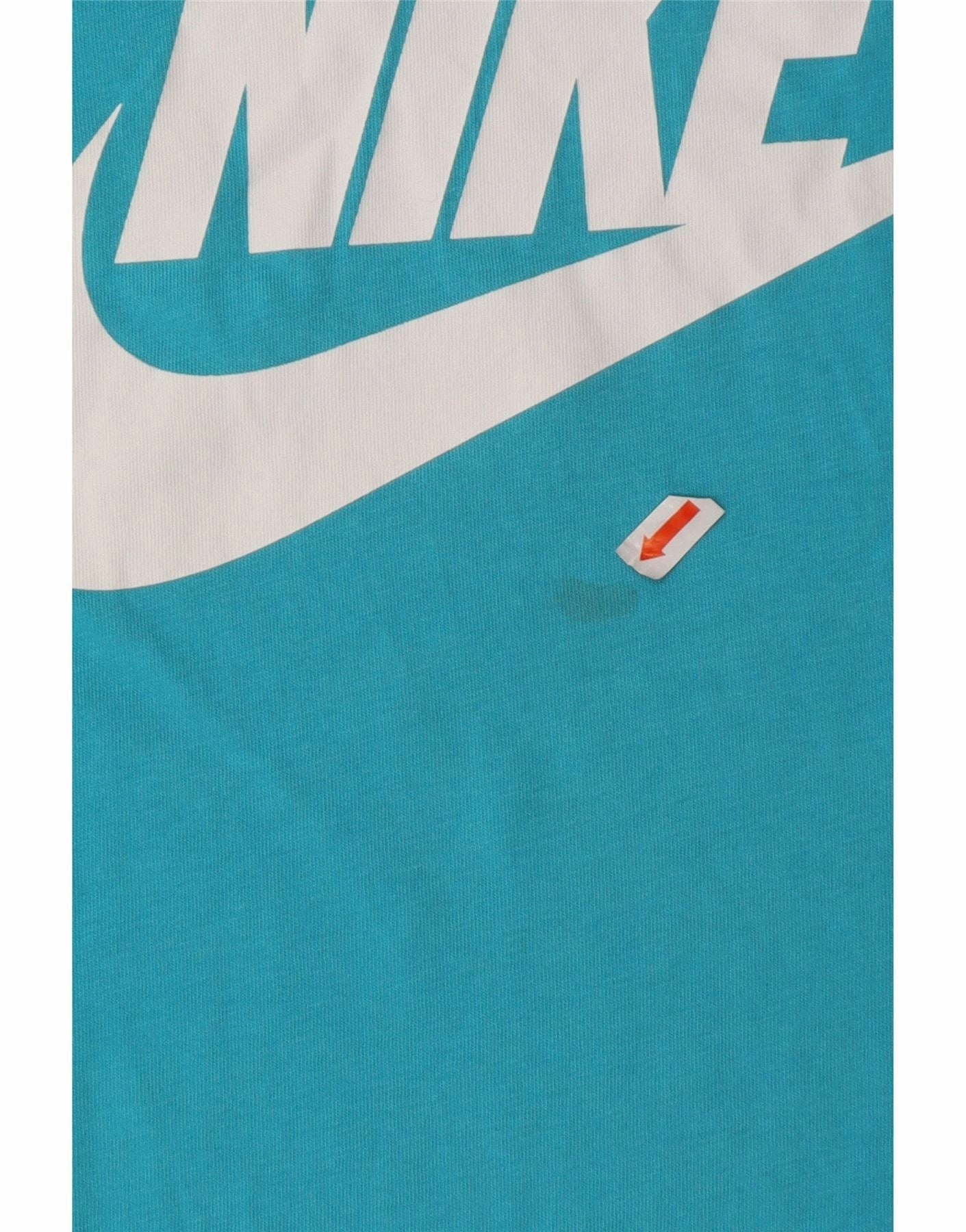 NIKE Mens Graphic T-Shirt Top Small Blue Cotton