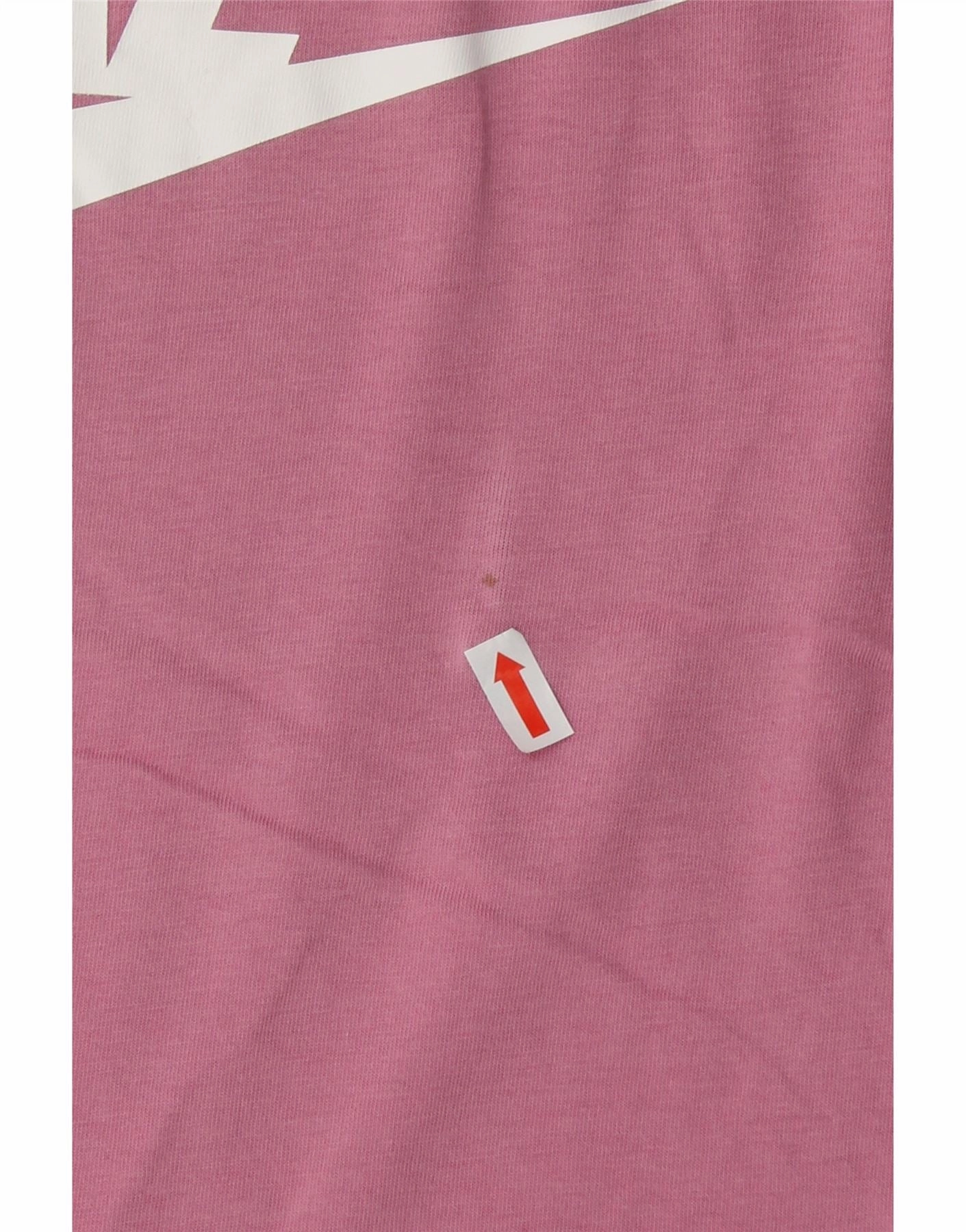 NIKE Womens Graphic T-Shirt Top UK 10 Small Pink Cotton
