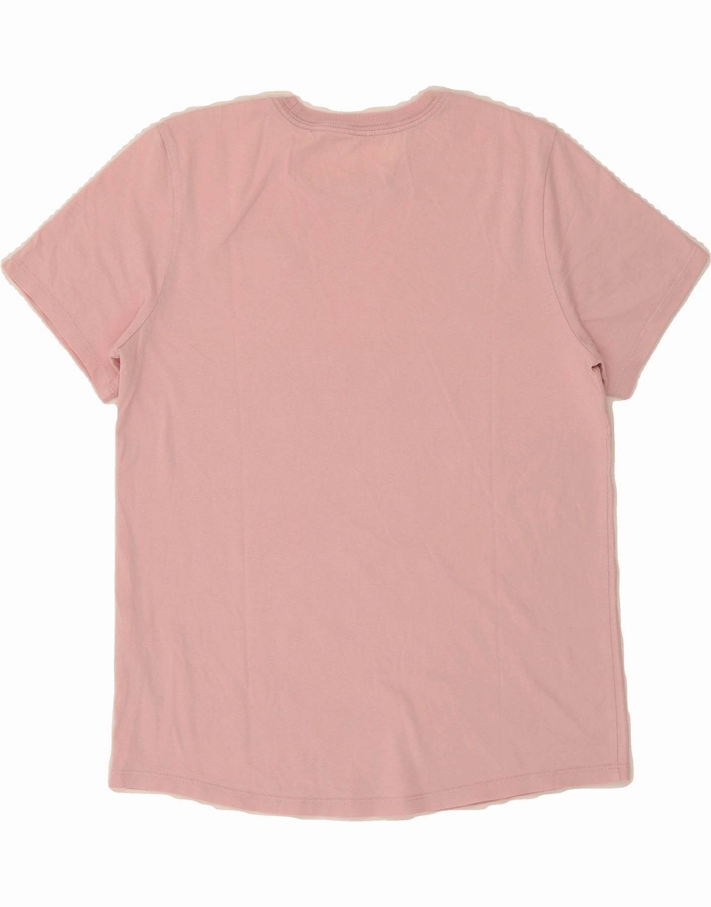 NIKE Womens Graphic T-Shirt Top UK 10 Small Pink Cotton