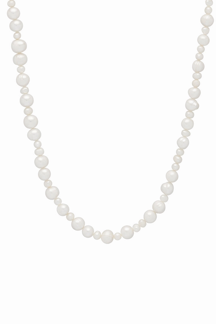 Pearl T-Bar Necklace