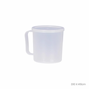 PLASTIC CUP W/COVER (242-C)