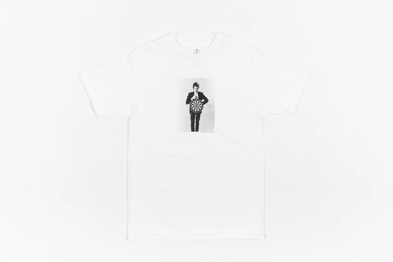 PLEASURES X BOB DYLAN DARTS S/S T-SHIRT