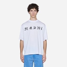 Pop Fields Logo T-Shirt Lily White