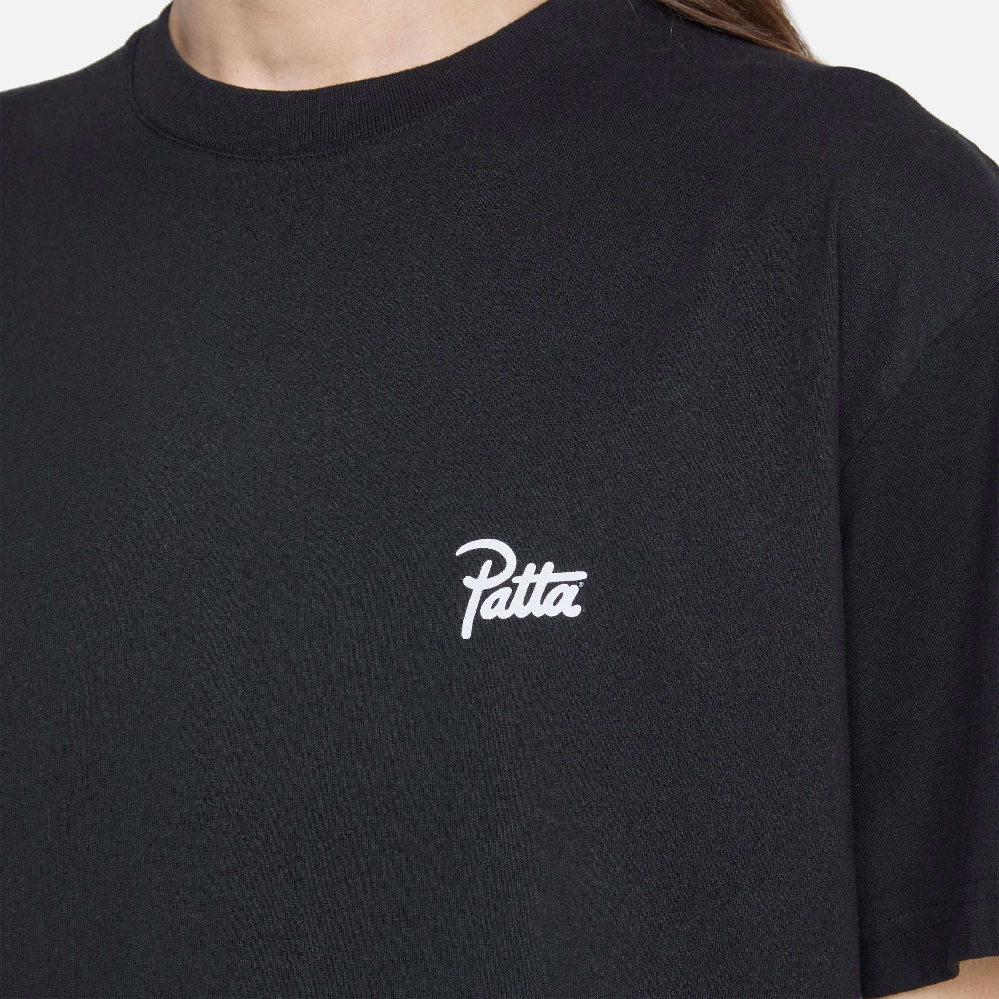 Postcard T-Shirt Black