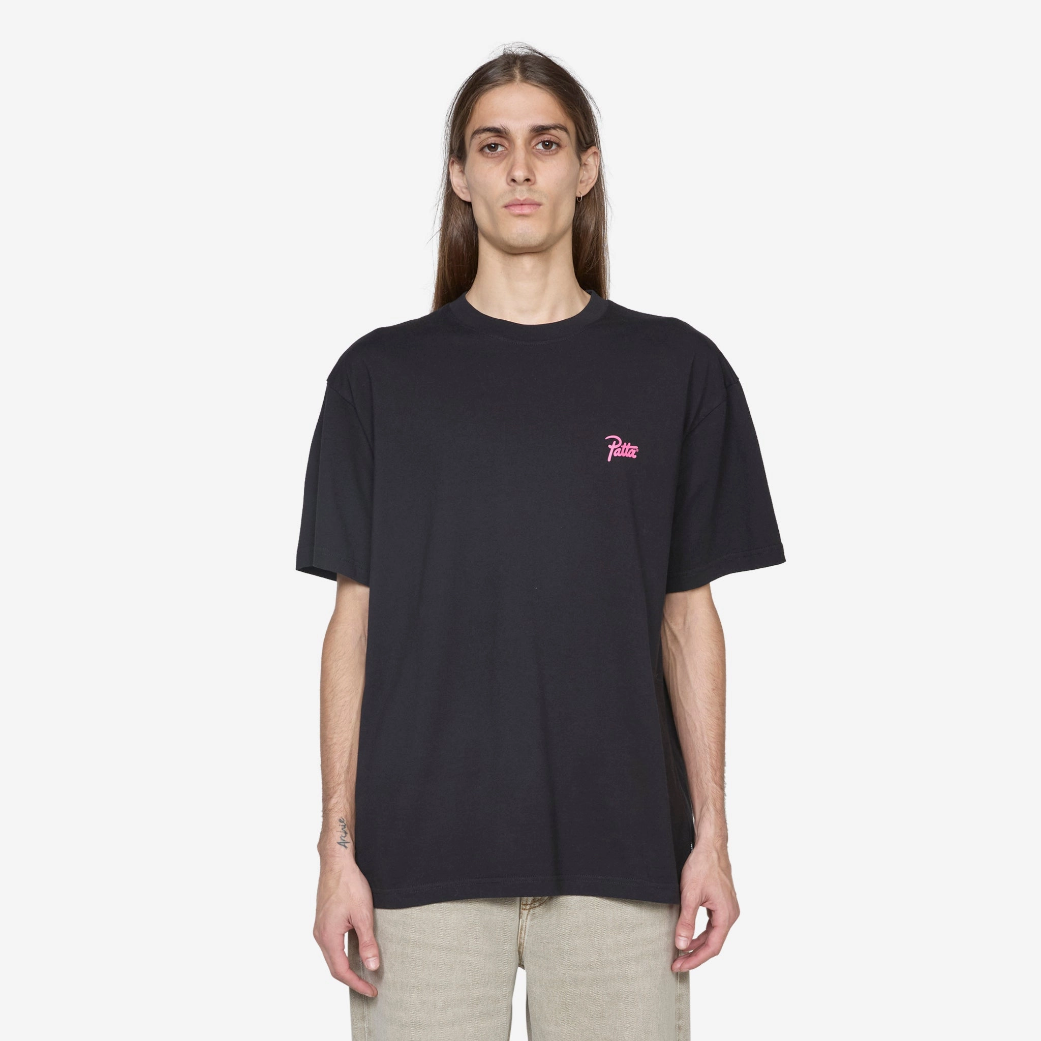 Postcard T-Shirt Black