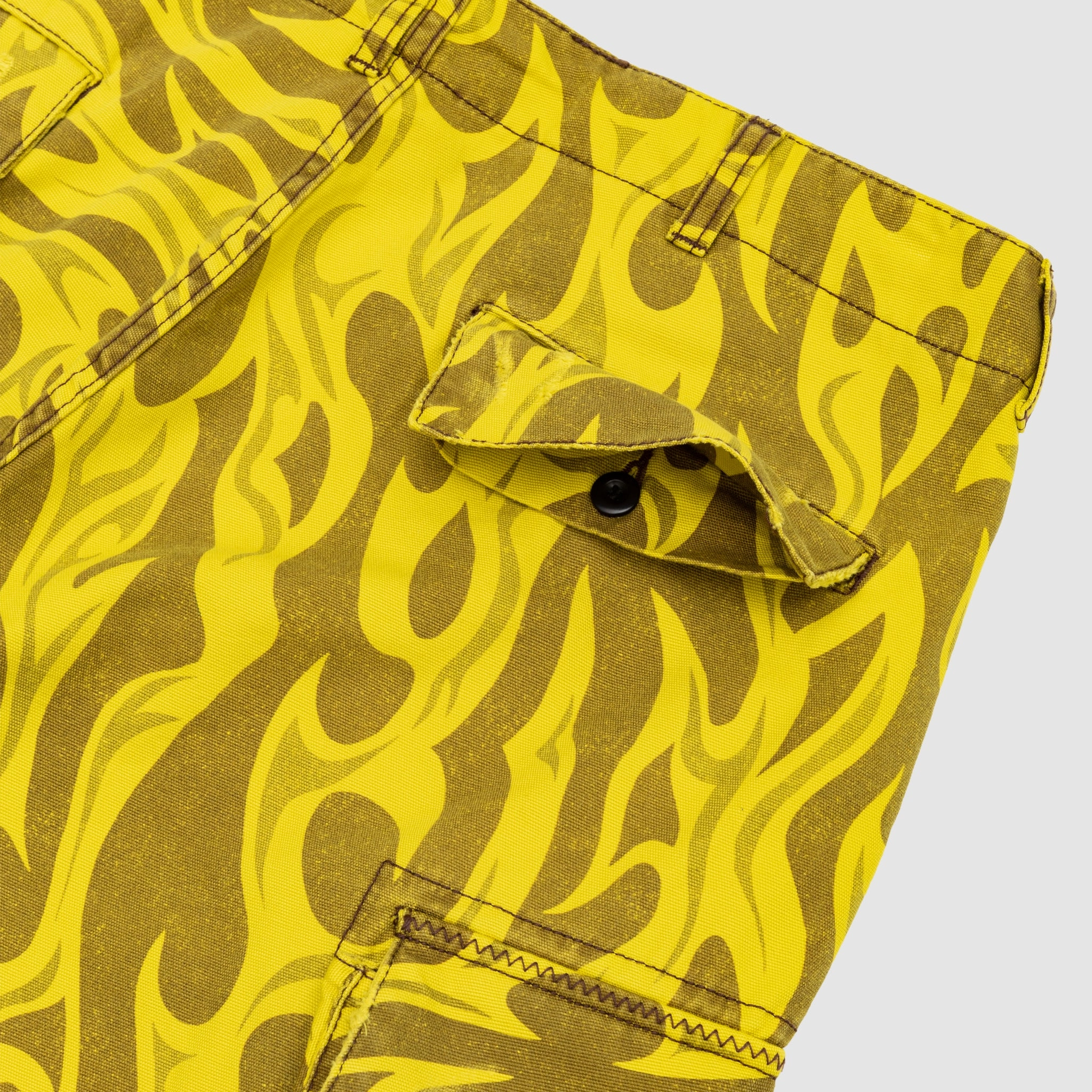 PRINTED WOVEN CARGO PANTS