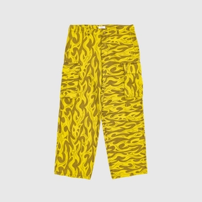 PRINTED WOVEN CARGO PANTS