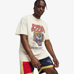 Puma | HOOPS SHOWTIME TEE  { ALPINE SNOW