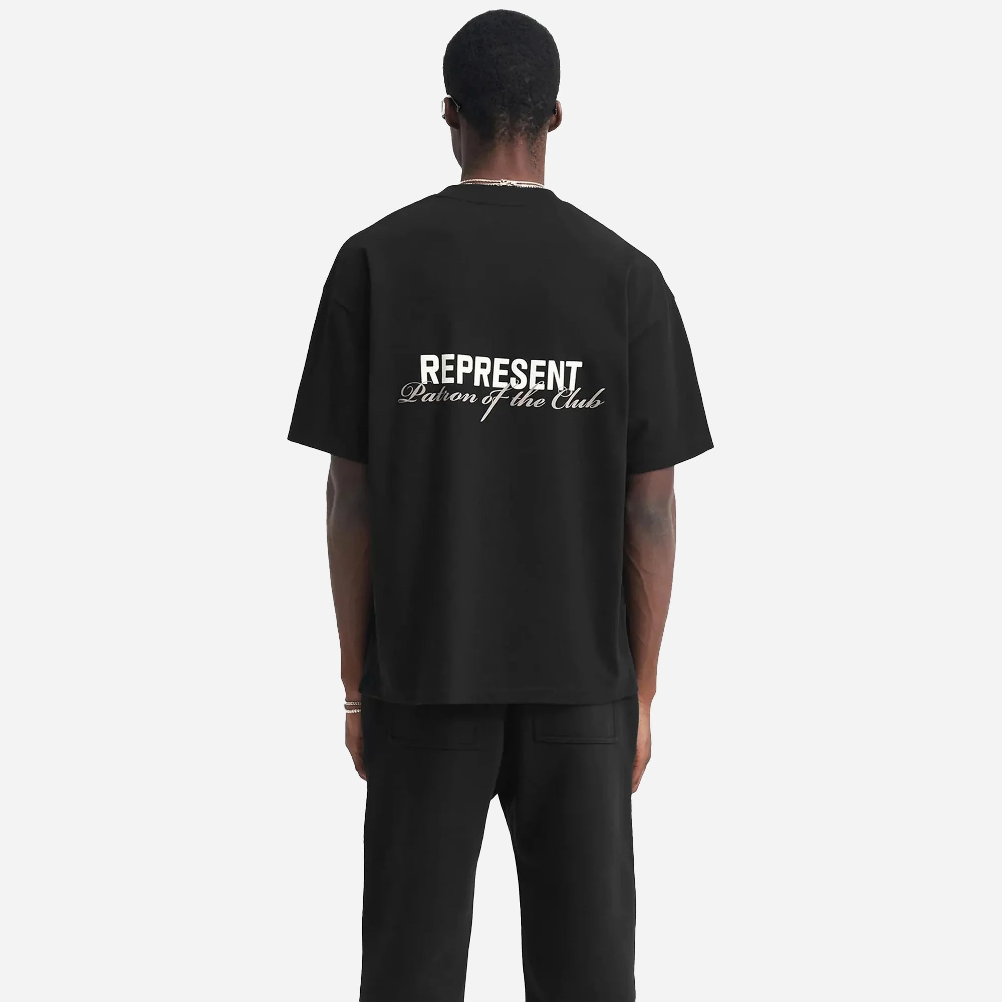 REPRESENT | PATRON OF THE CLUB T-SHIRT { BLACK