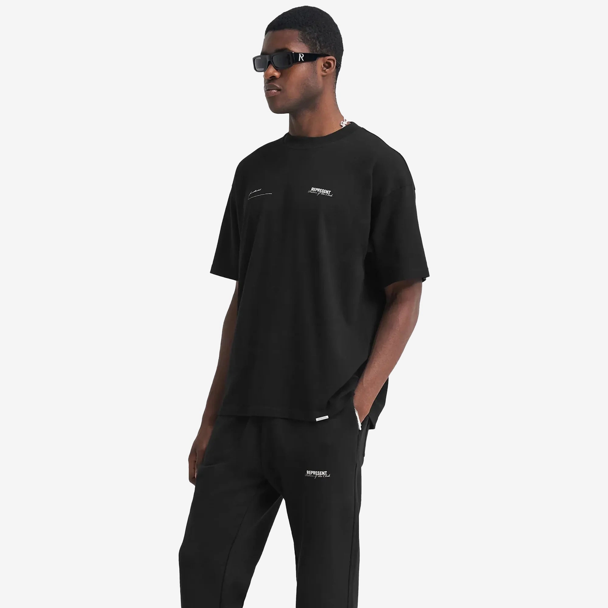 REPRESENT | PATRON OF THE CLUB T-SHIRT { BLACK