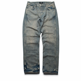 Represent R2 Denim Pants - Blue/Cream