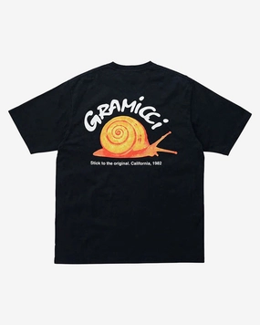 Snail Tee Vintage Black