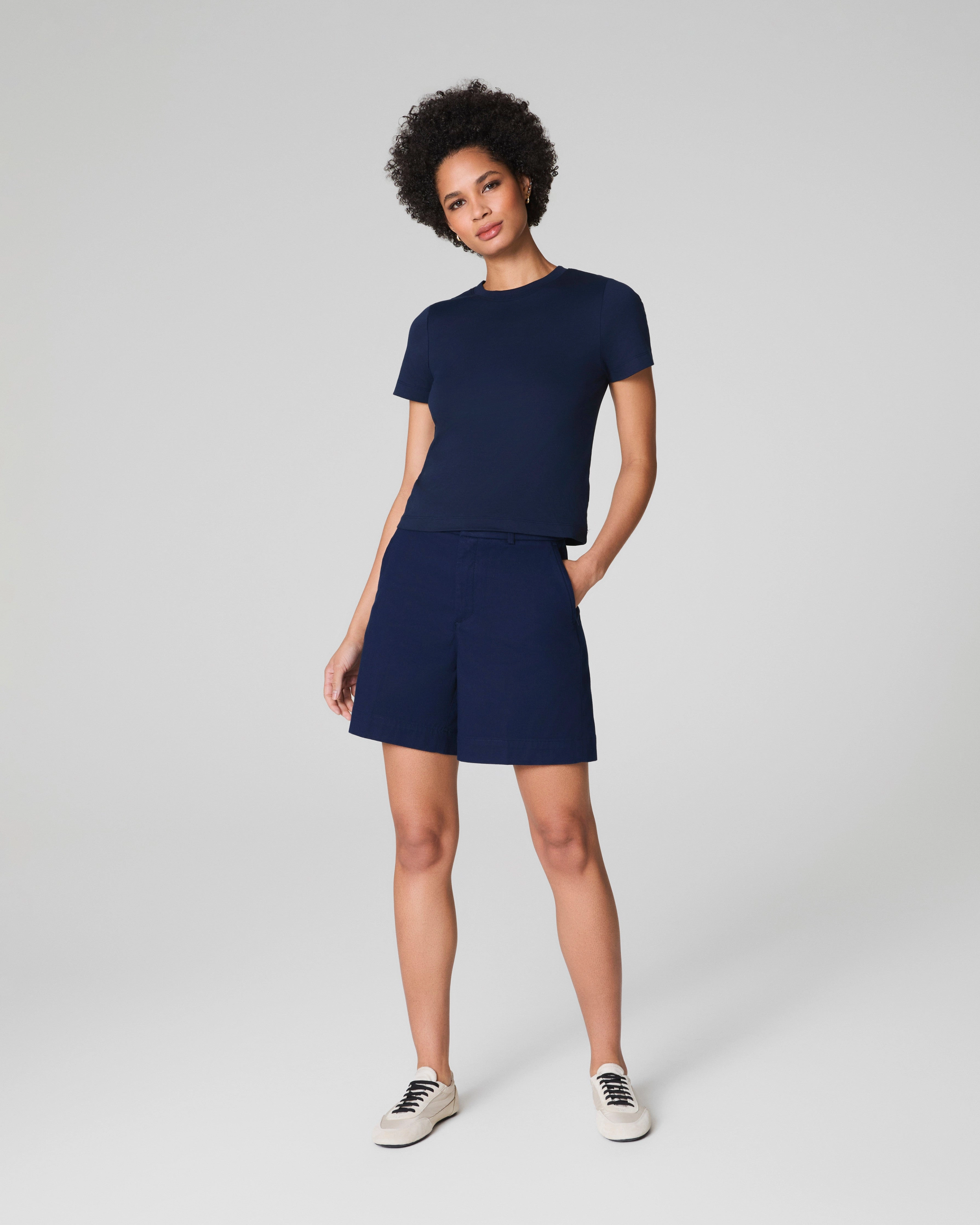 SPANX® Cotton Crewneck Tee