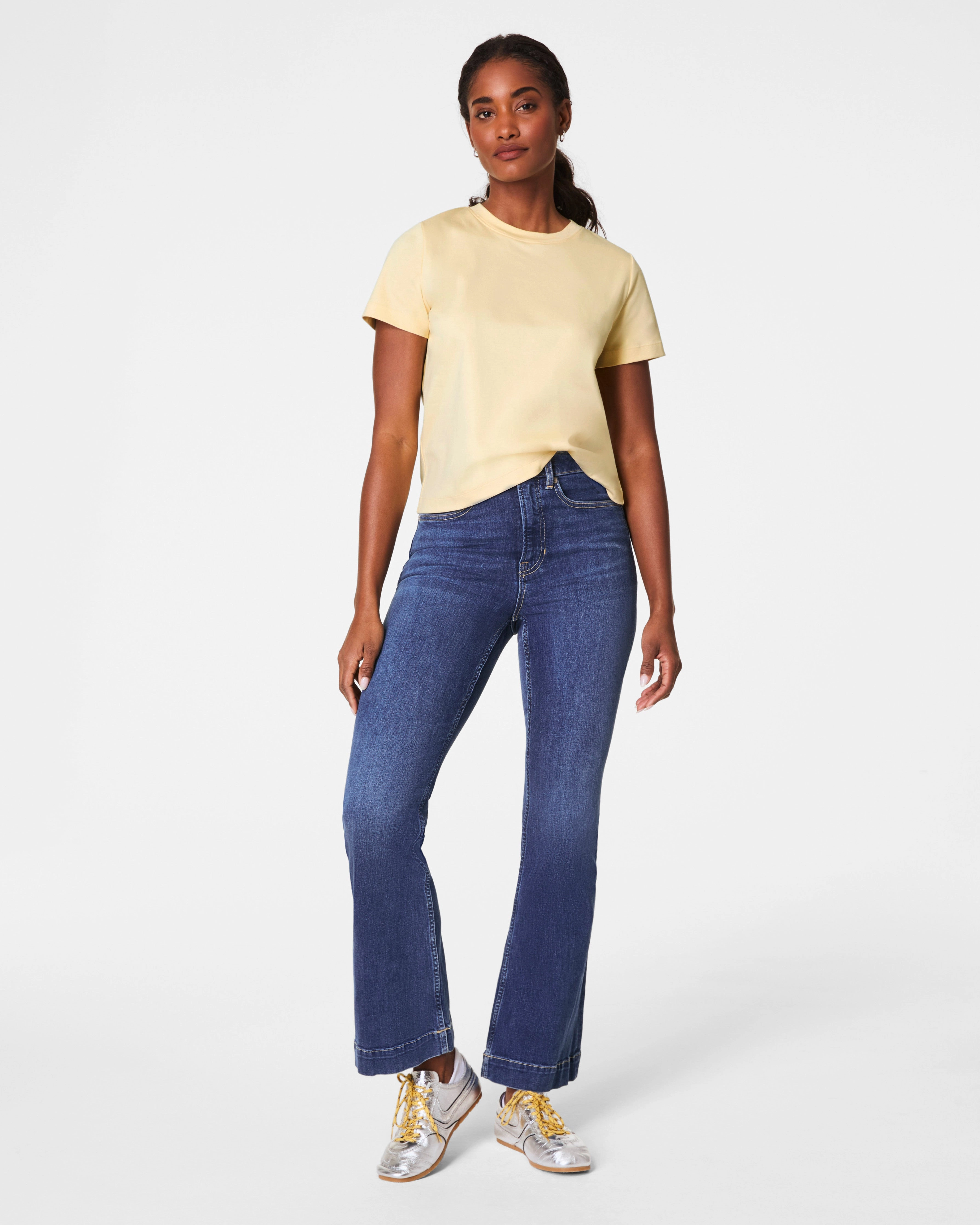 SPANX® Cotton Crewneck Tee