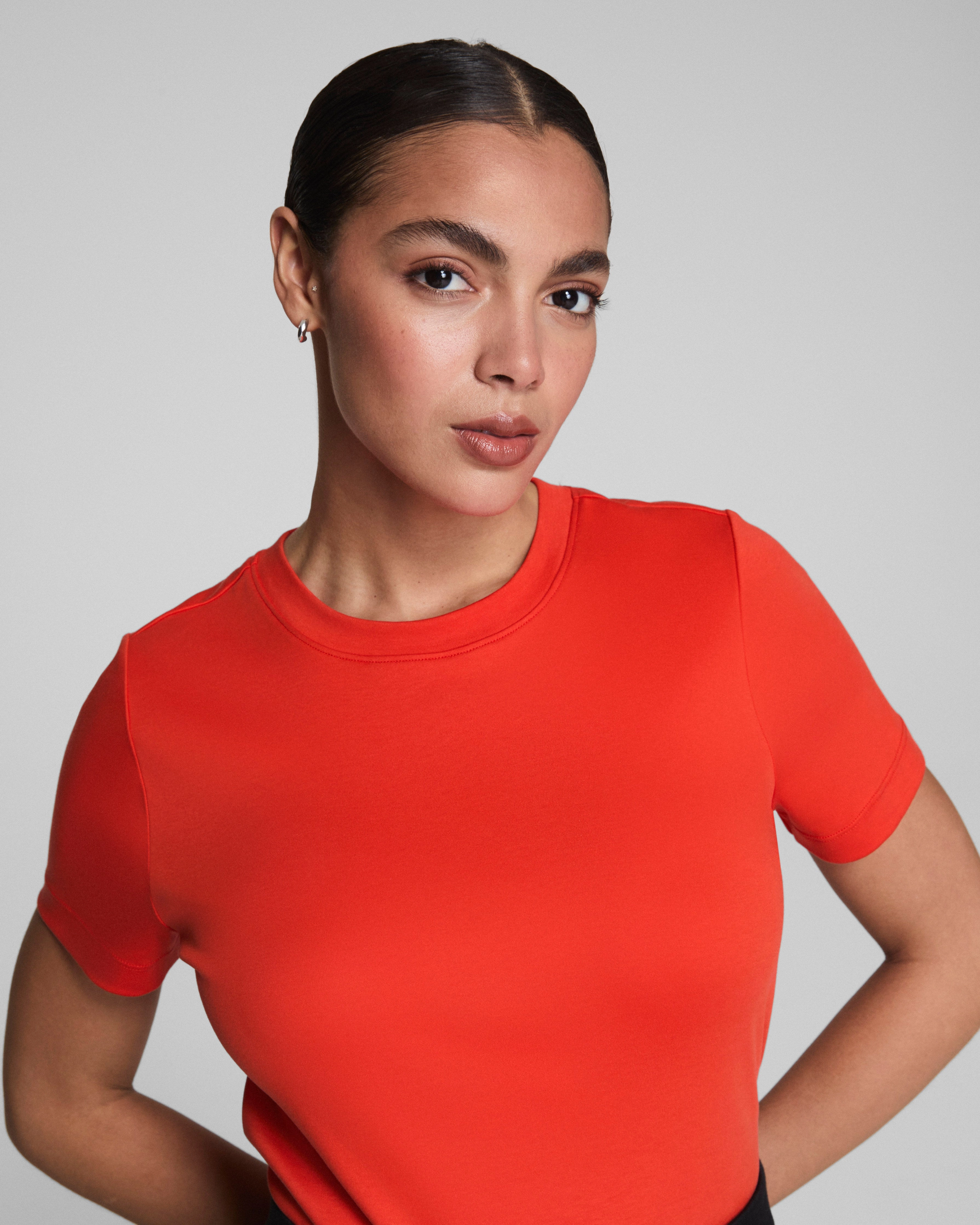 SPANX® Cotton Crewneck Tee