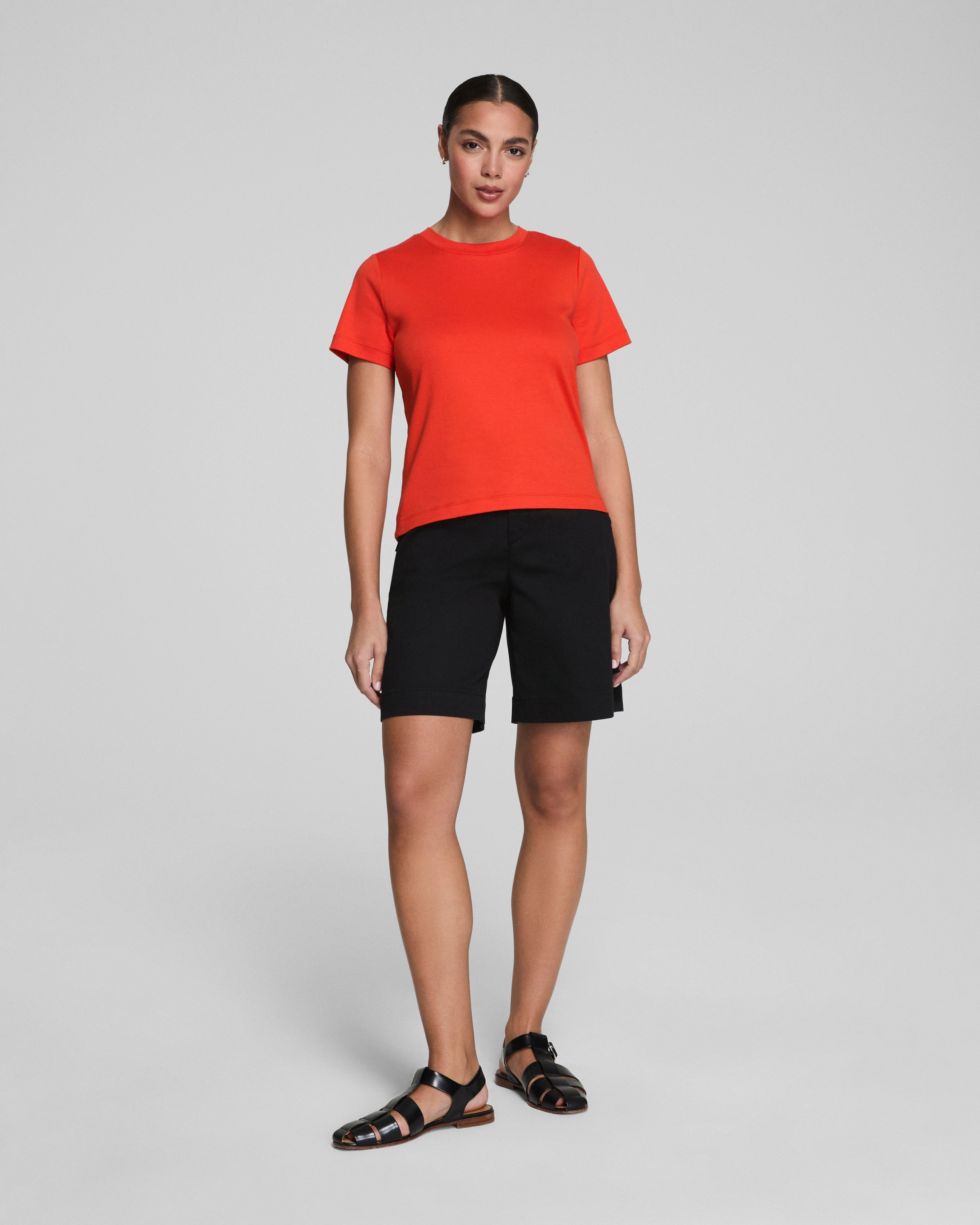 SPANX® Cotton Crewneck Tee