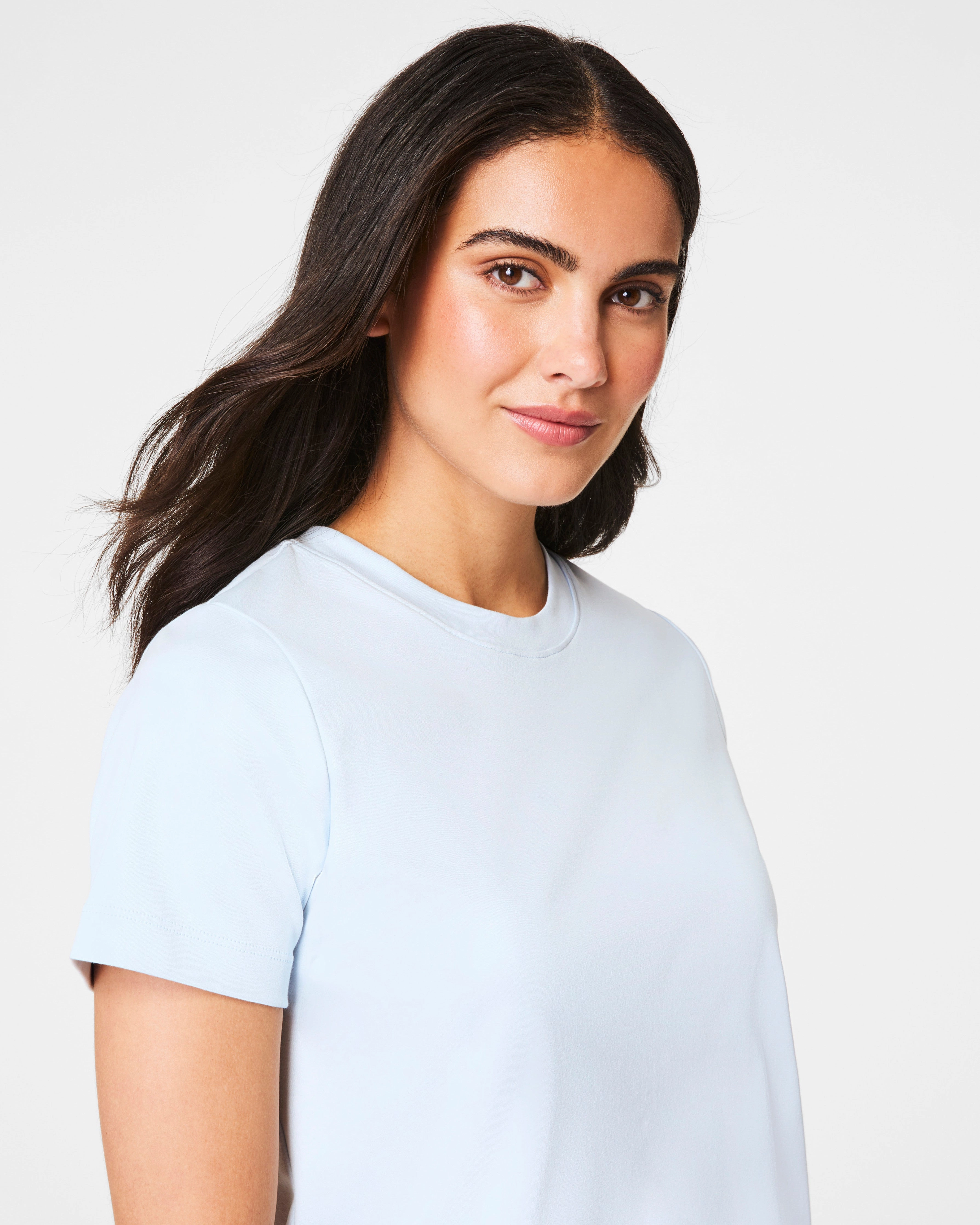 SPANX® Cotton Crewneck Tee