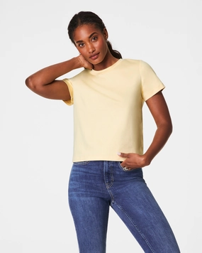 SPANX® Cotton Crewneck Tee