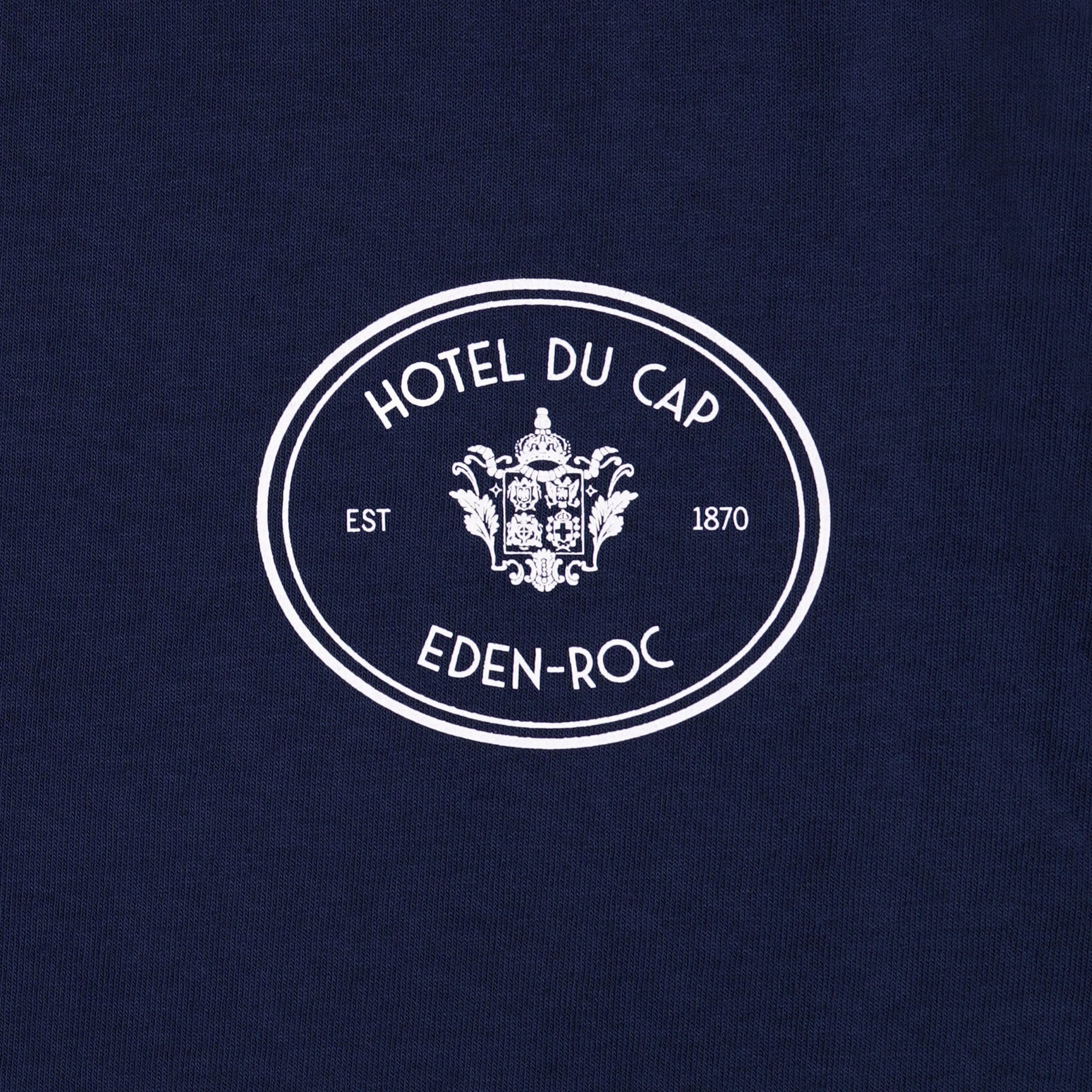 SPORTY & RICH | EDEN CREST KENNEDY T-SHIRT { NAVY/WHITE