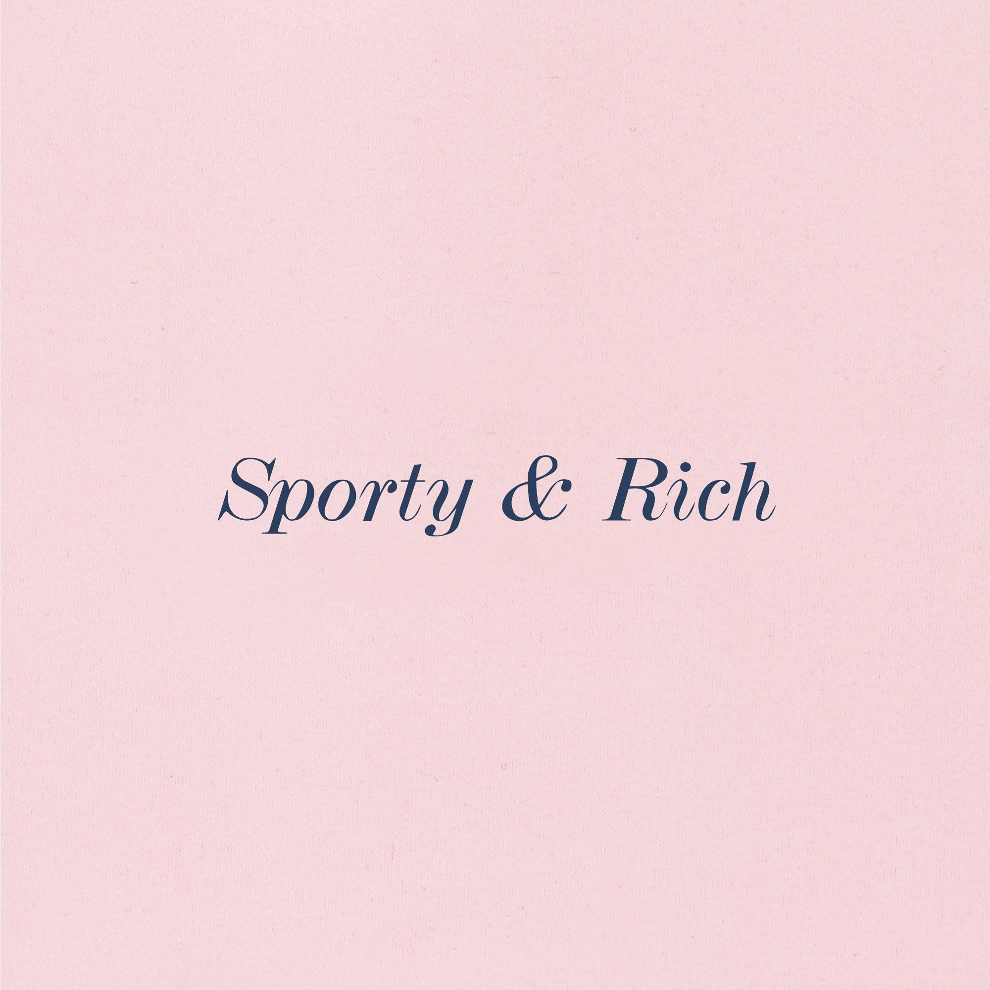 SPORTY & RICH | HOTEL DU CAP T-SHIRT { EDEN PINK/NAVY