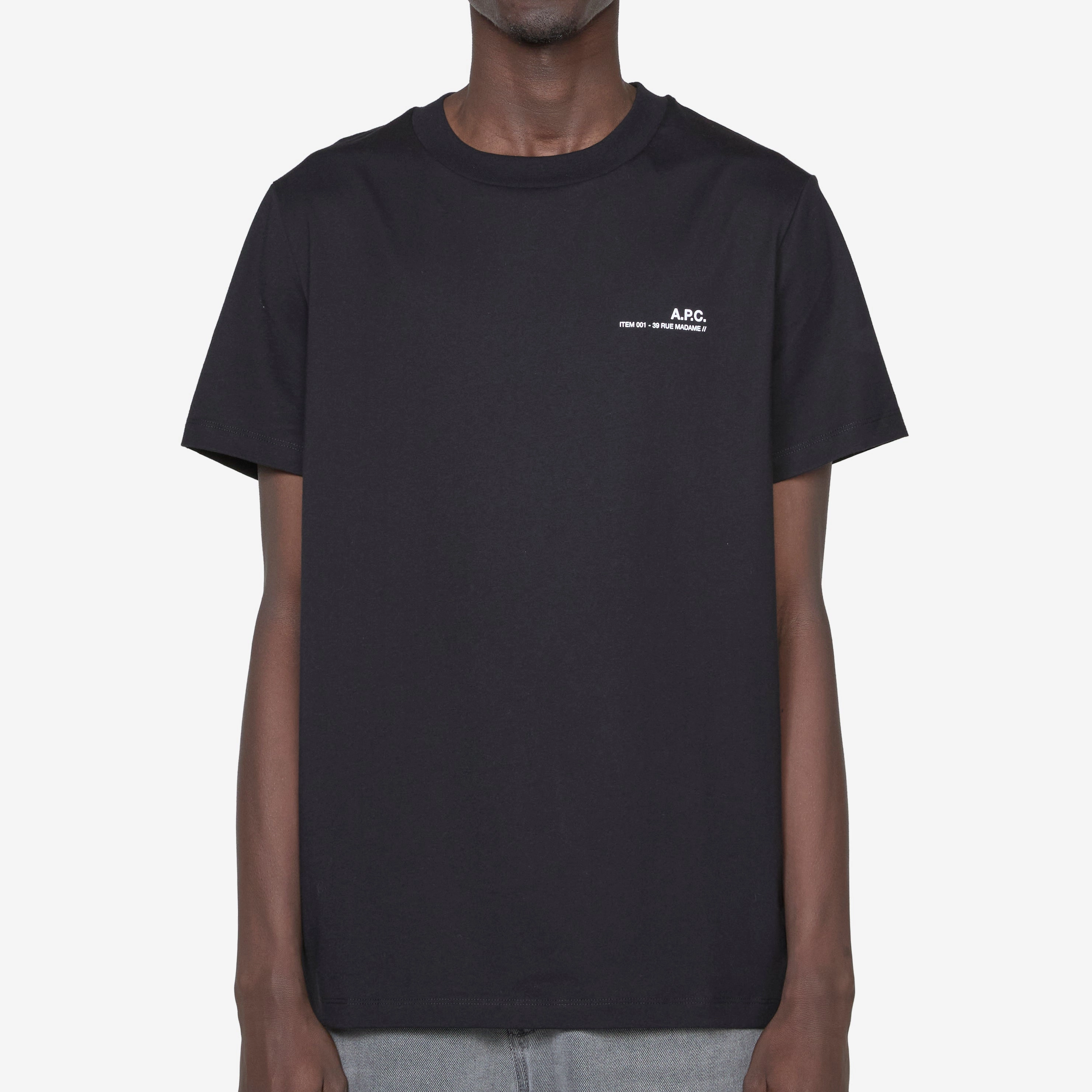 Standard Item T-Shirt Black | White