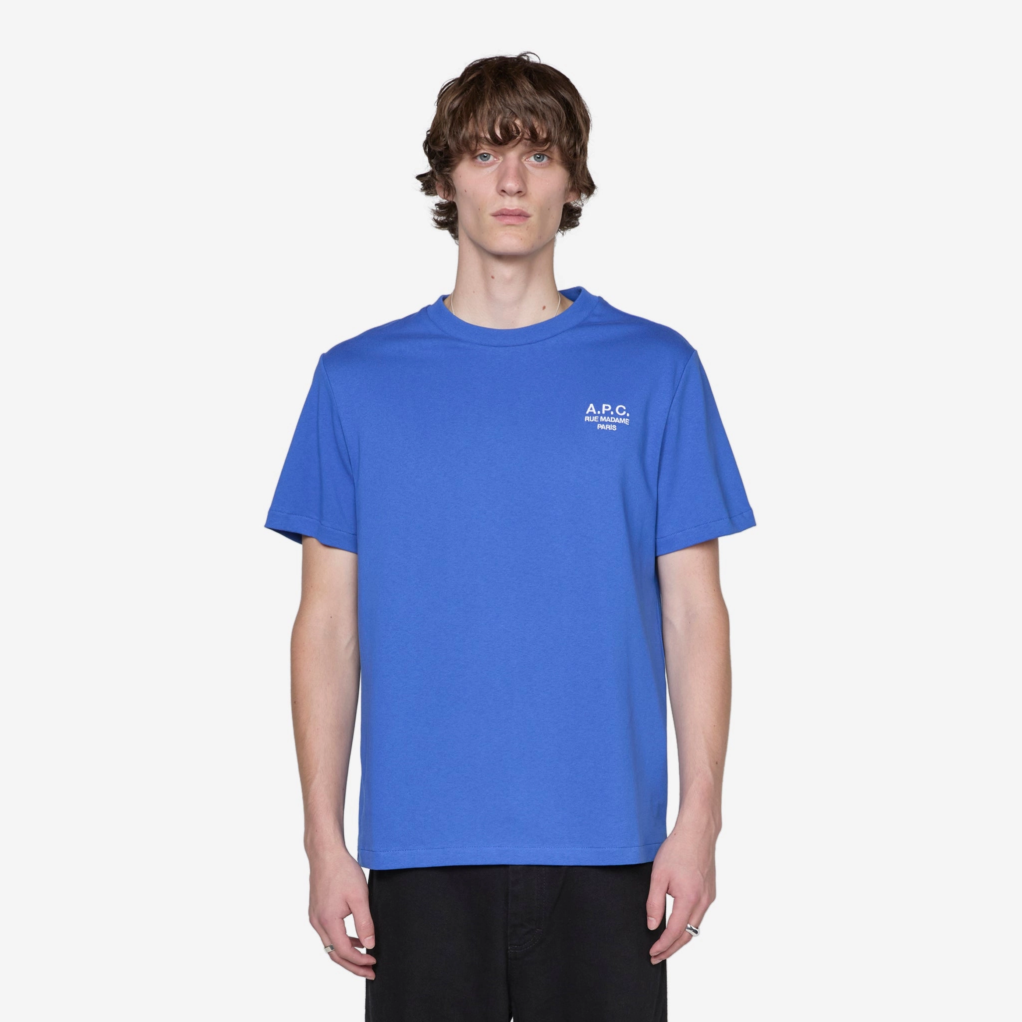 Standard Rue Madame T-Shirt Dark Blue | White