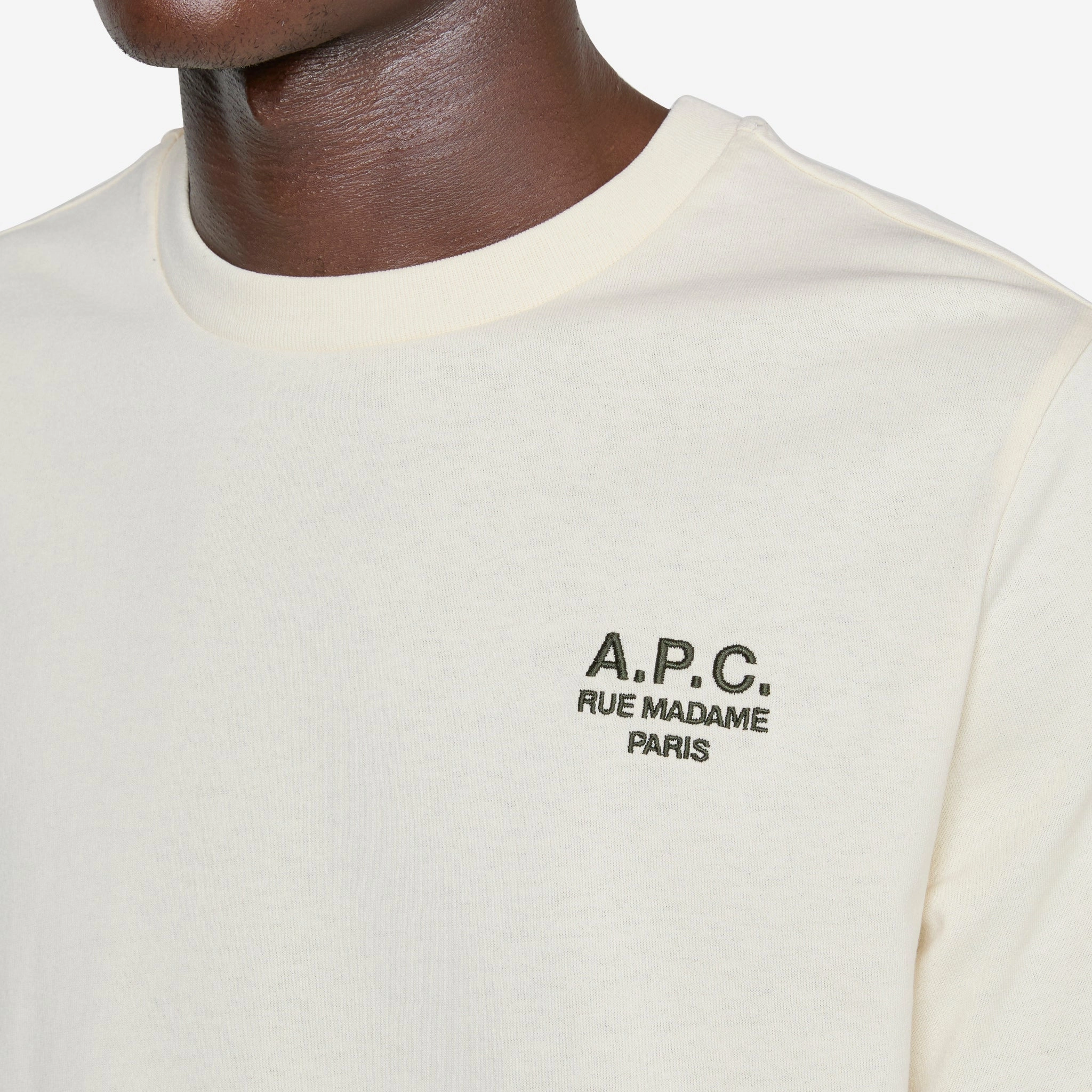 Standard Rue Madame T-Shirt Ecru | Khaki