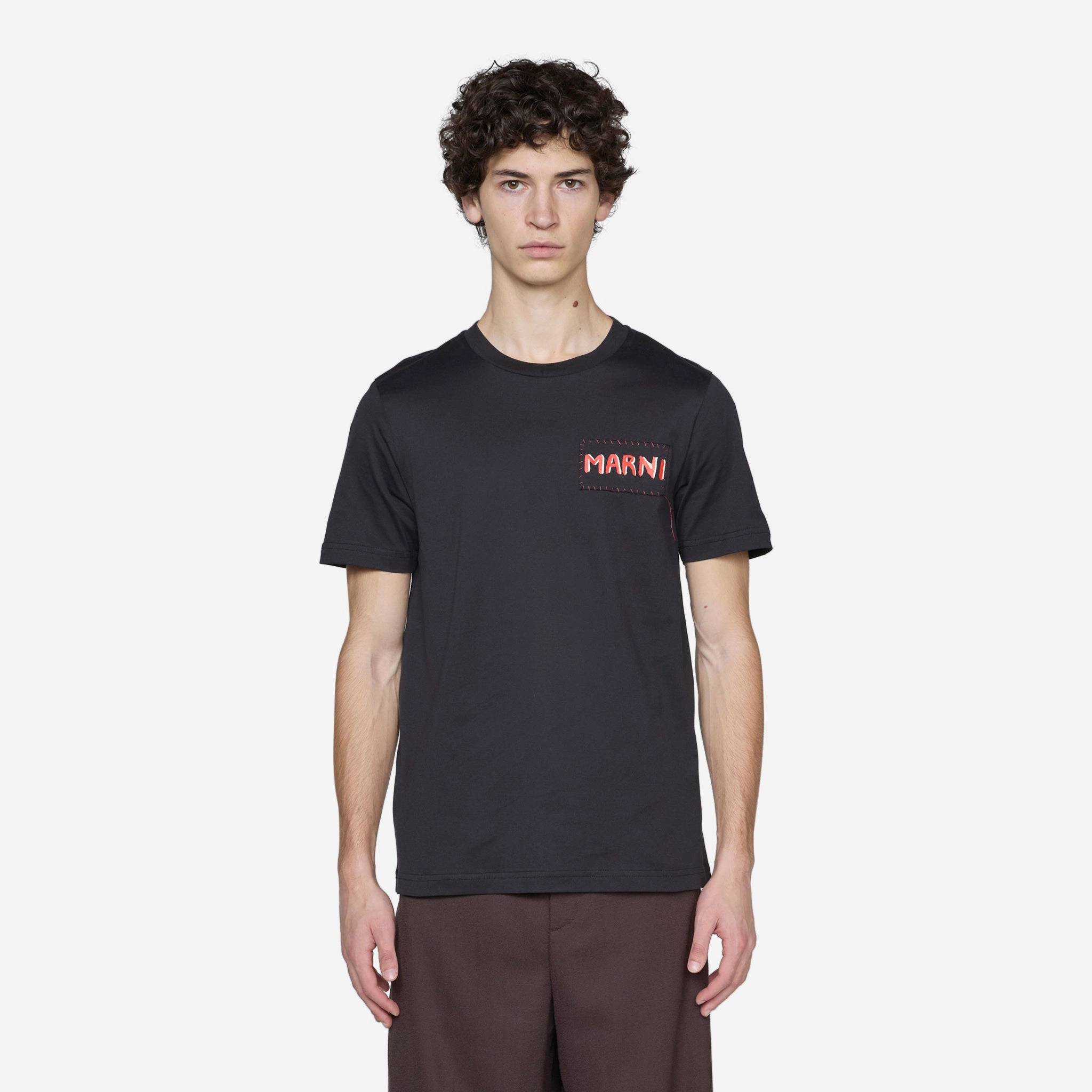 Stitch Logo T-Shirt Black