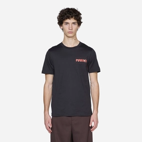 Stitch Logo T-Shirt Black