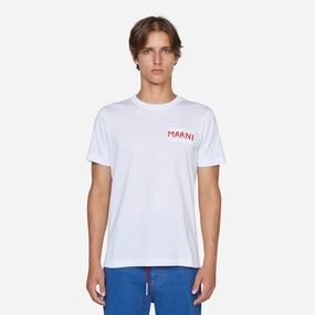 Stitch Logo T-Shirt Lily White