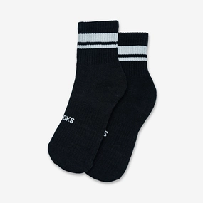 Superkicks | CREW SOCKS  { BLACK