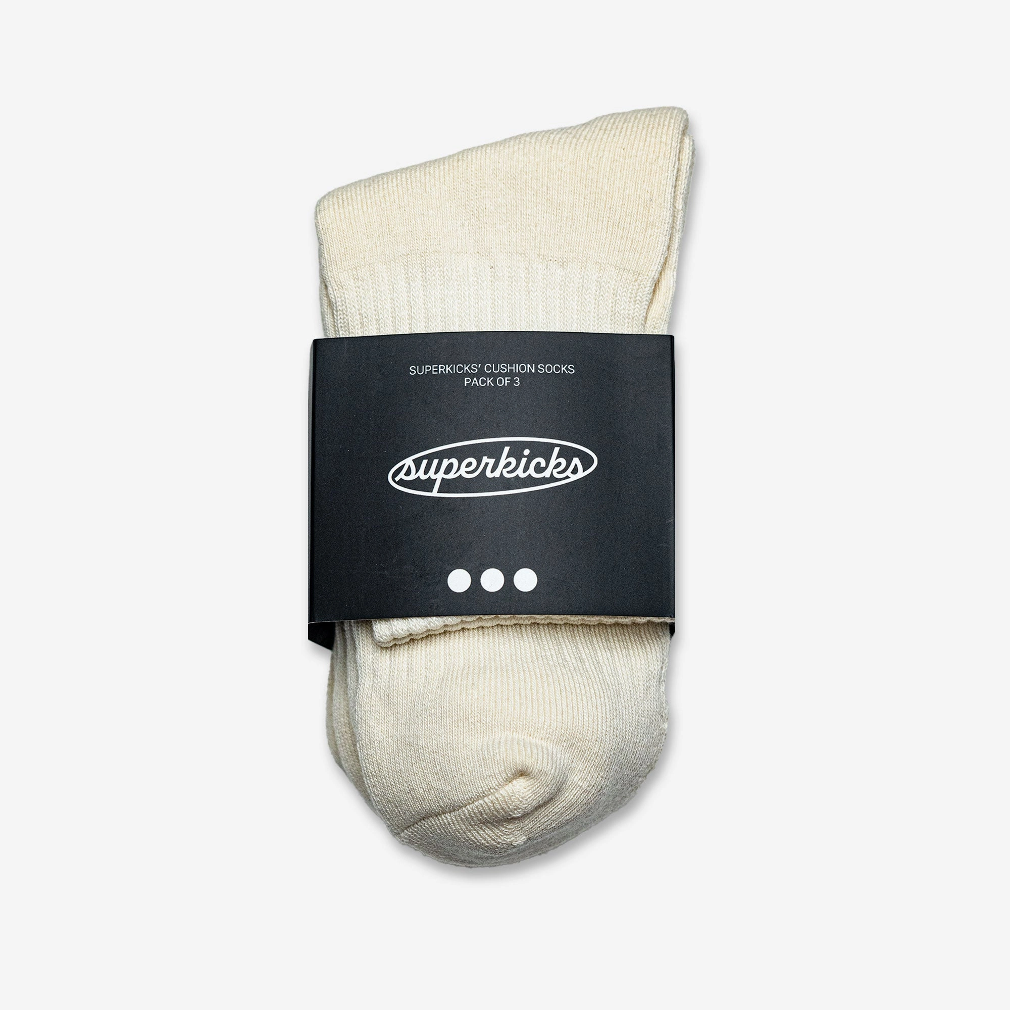 Superkicks | CREW SOCKS  { WHITE/WHITE/WHITE