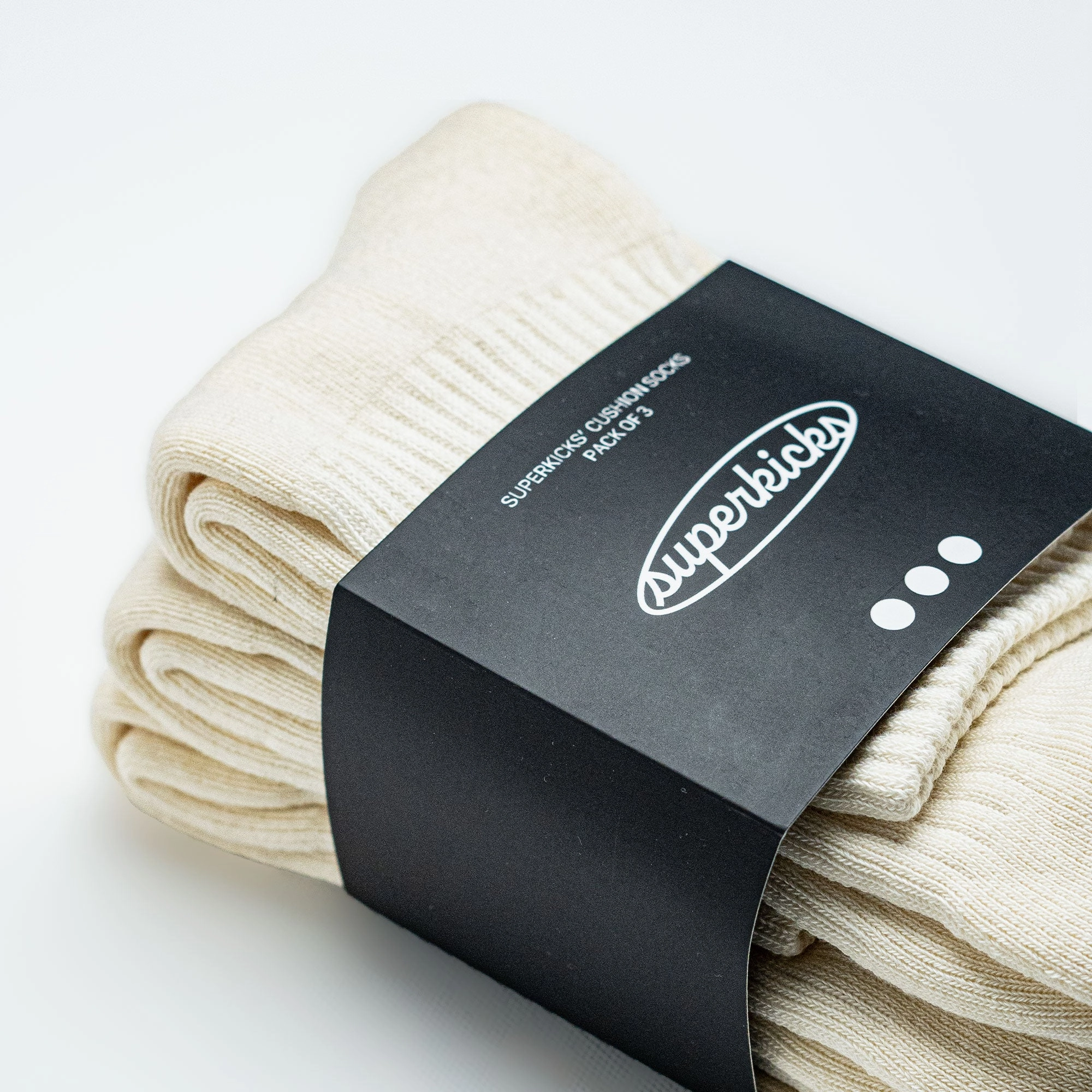 Superkicks | CREW SOCKS  { WHITE/WHITE/WHITE