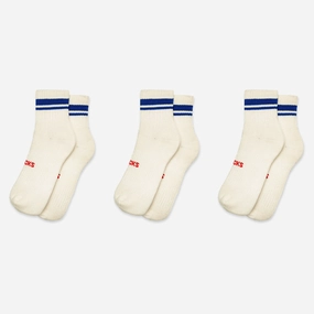 Superkicks | CREW SOCKS  { WHITE/WHITE/WHITE