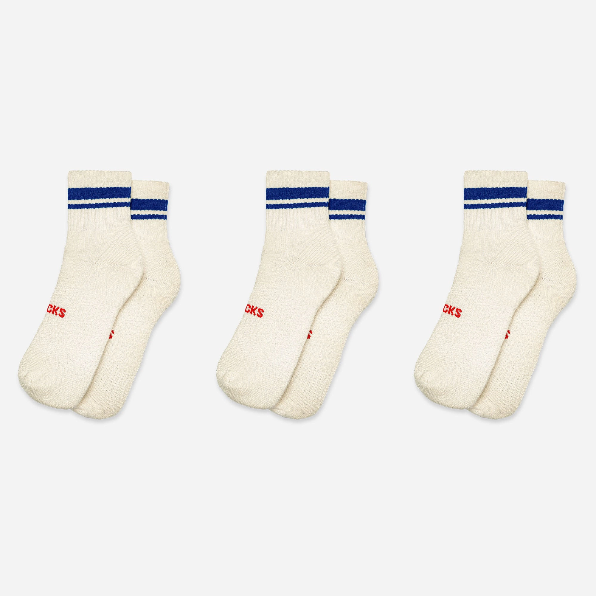 Superkicks | CREW SOCKS  { WHITE/WHITE/WHITE