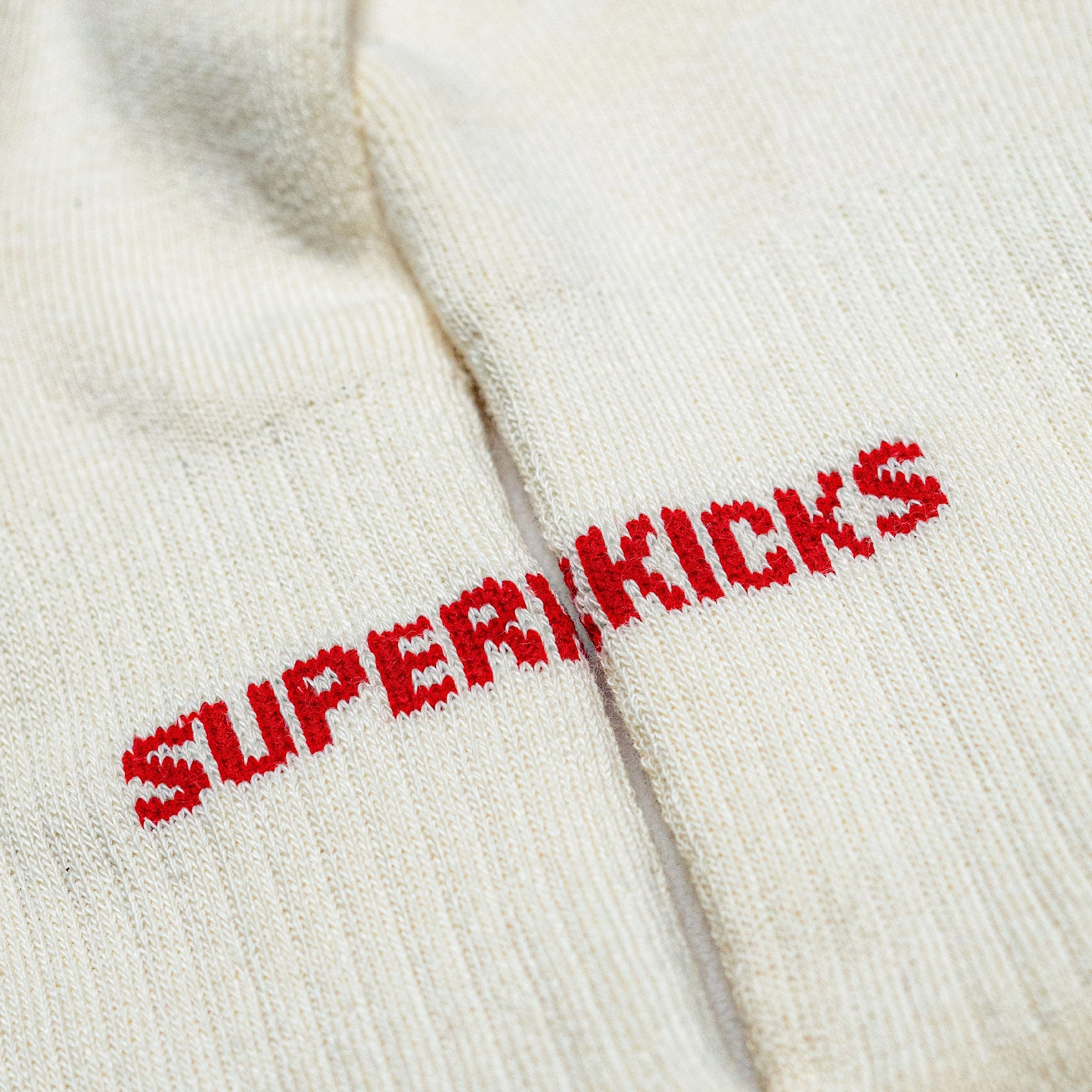 Superkicks | CREW SOCKS  { WHITE/WHITE/WHITE
