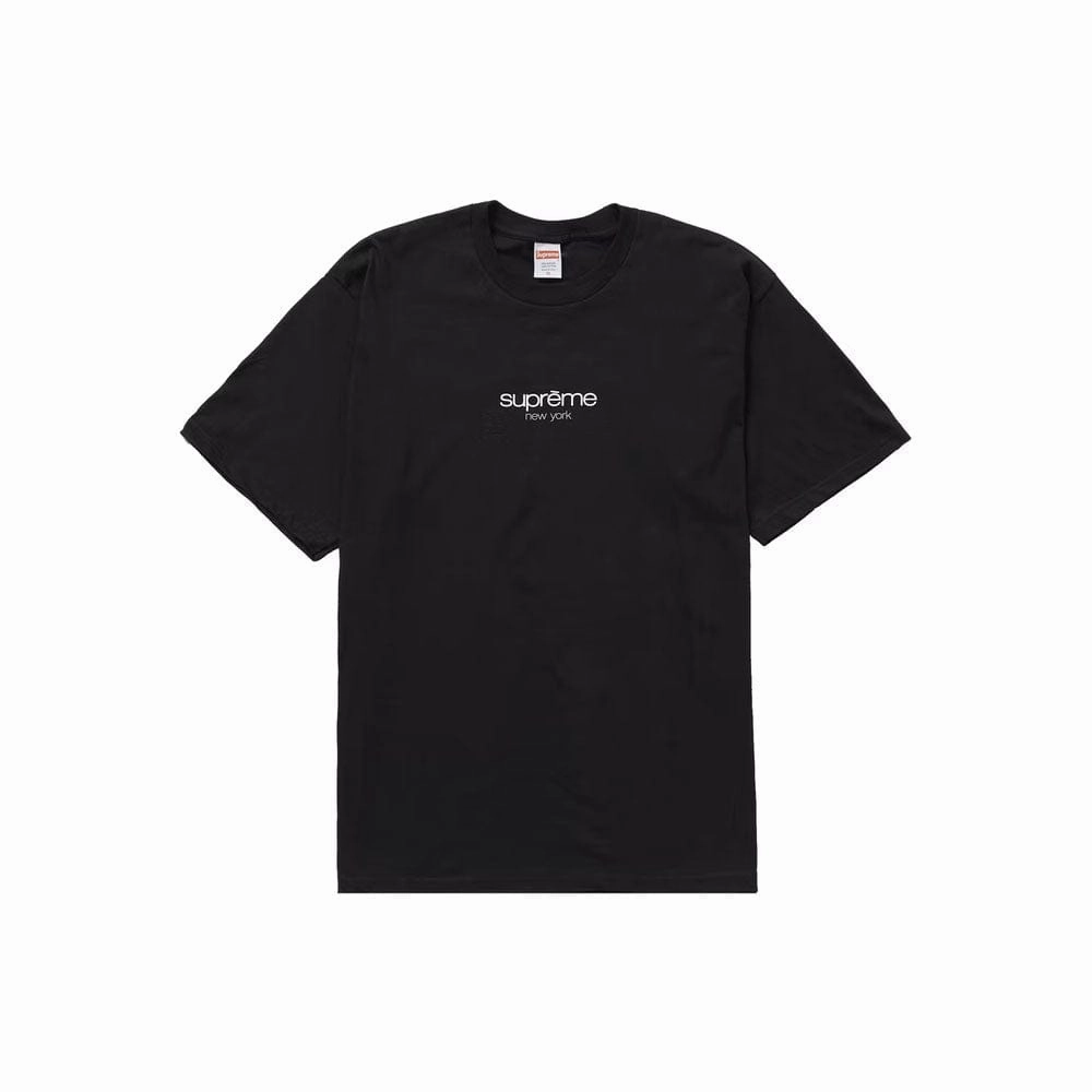 SUPREME SS22 CLASSIC TEE BLACK (NEW)