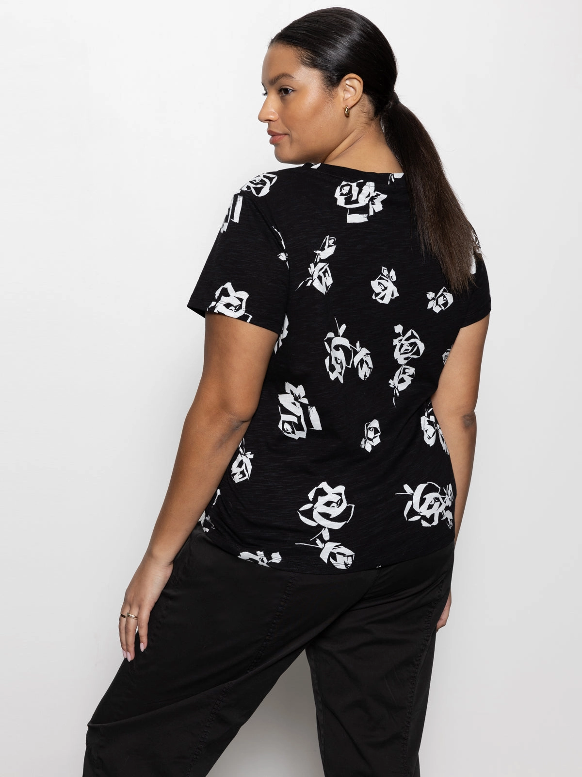The Perfect Tee Rose Pop Extended Sizing