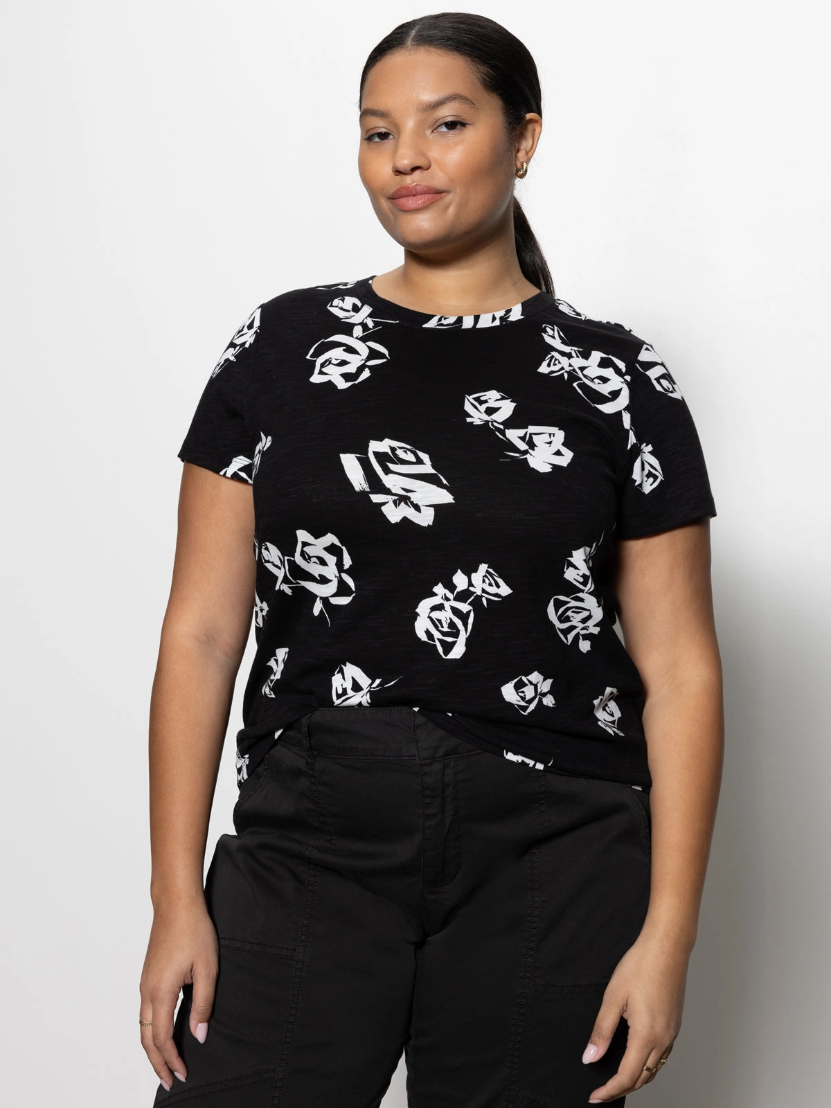 The Perfect Tee Rose Pop Extended Sizing