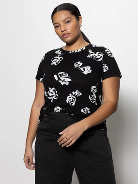 The Perfect Tee Rose Pop Extended Sizing