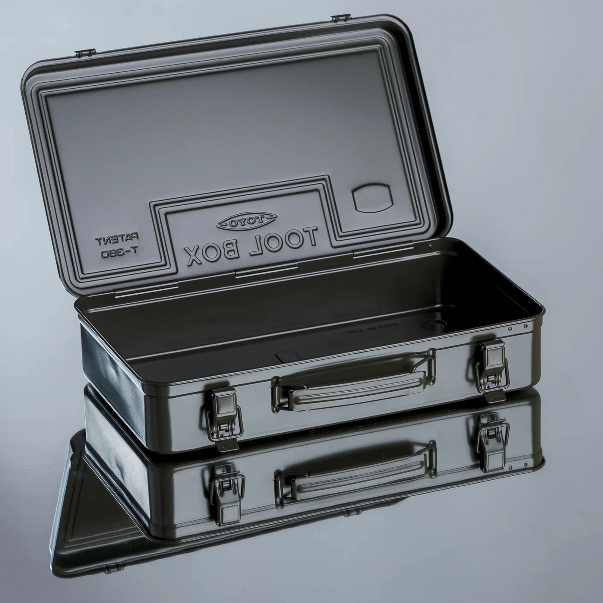 Toyo Steel Trunk Shape Toolbox T-360 MG Moss Green