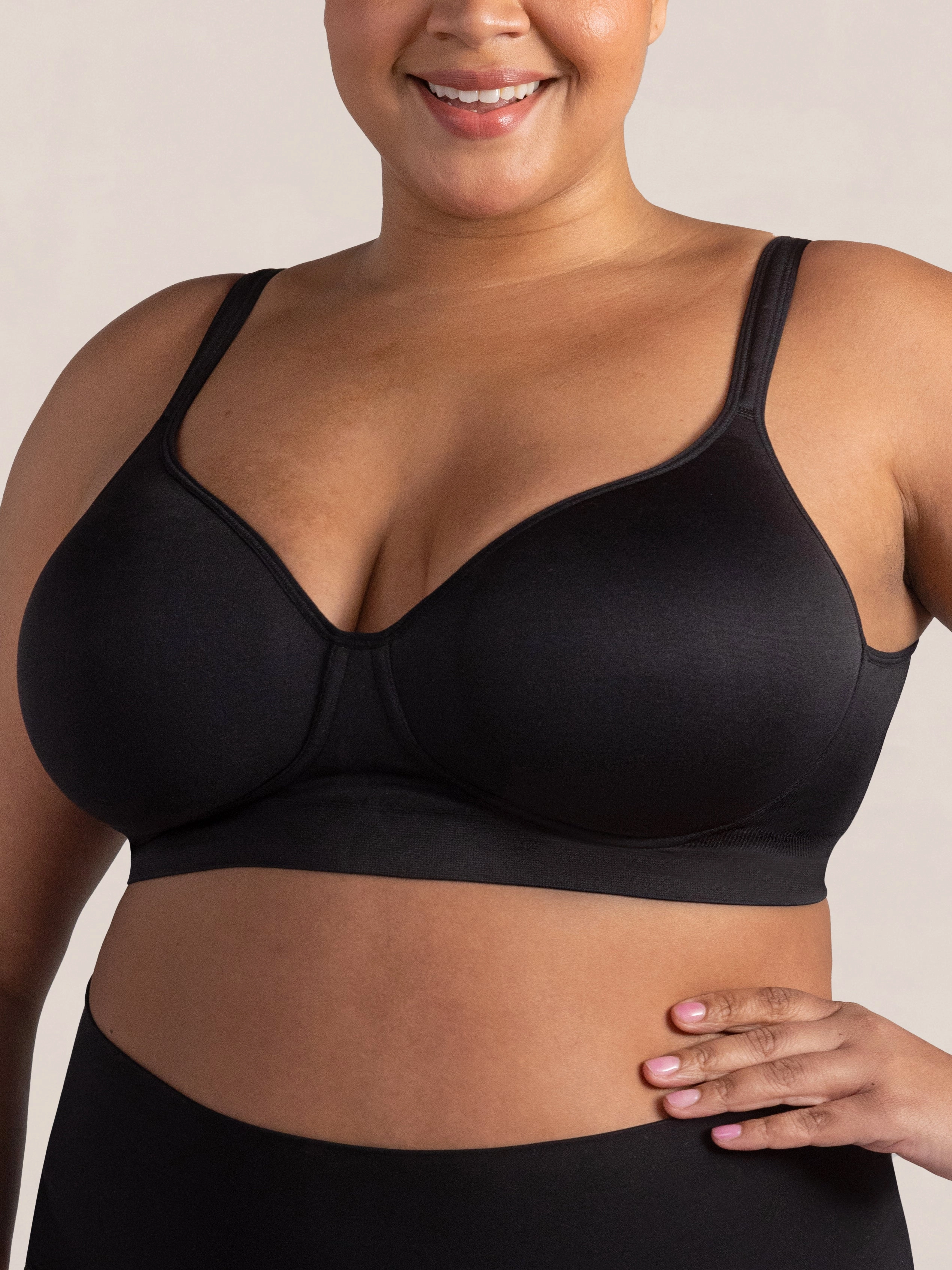 Truekind® Wireless Lift T-Shirt Bra - Wear Test
