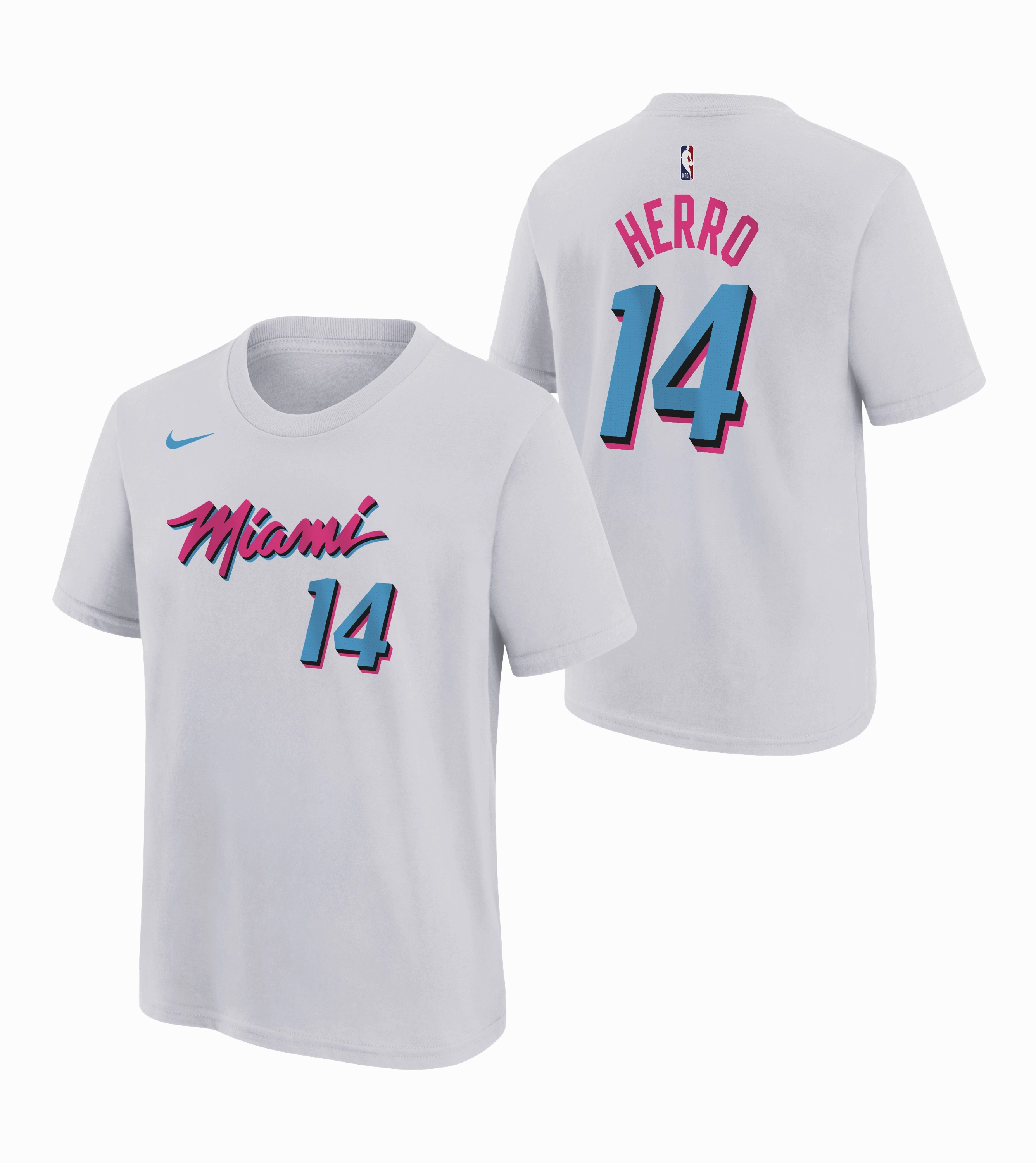 Tyler Herro Nike Original Vice Name & Number Youth Tee