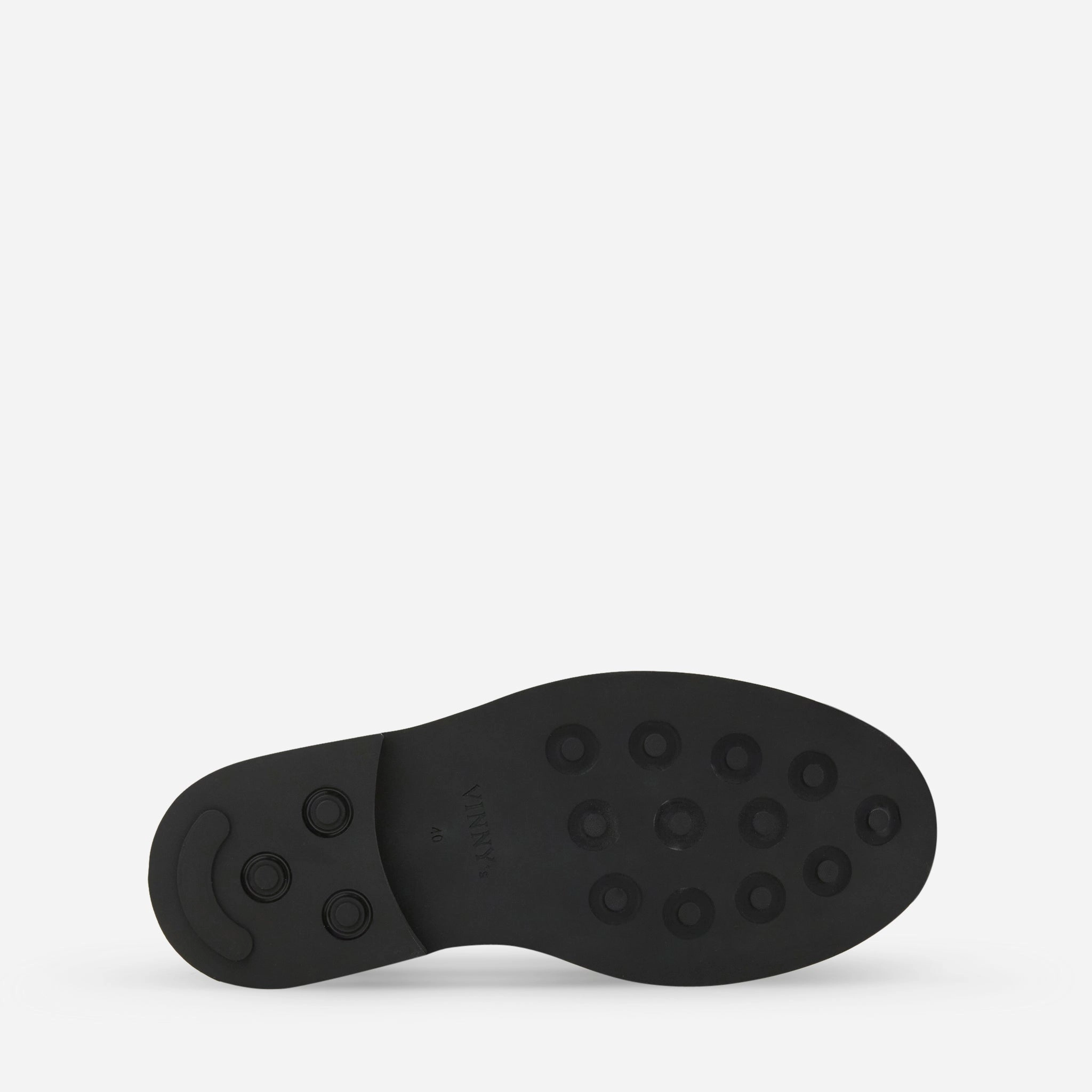 Vinnee T-Strap Derby Black Lizard Pattern