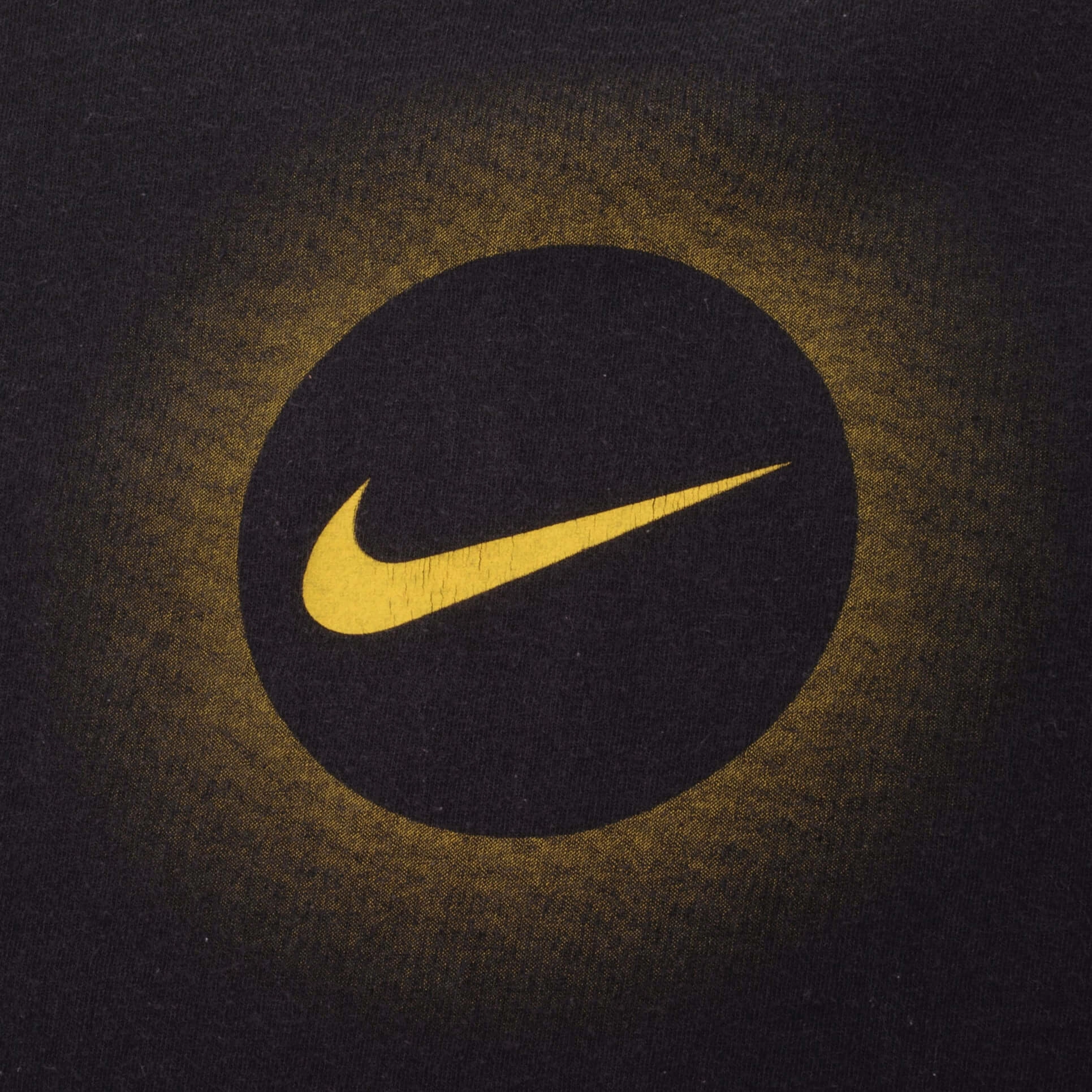 VINTAGE NIKE BIG SWOOSH DEFINITION TEE SHIRT LATE 1980S LARGE MADE IN USA