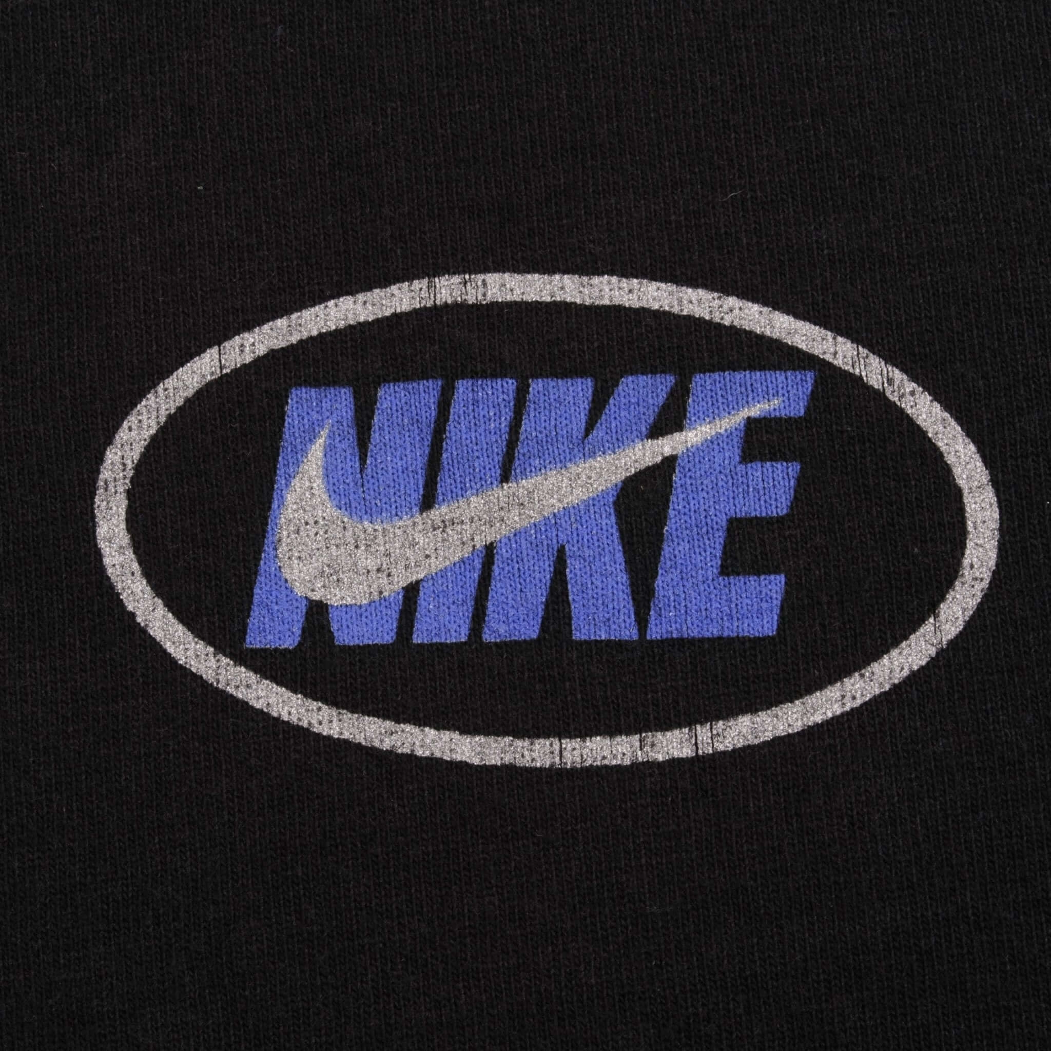 VINTAGE NIKE BIG SWOOSH TEE SHIRT 1990S SIZE LARGE MADE IN USA