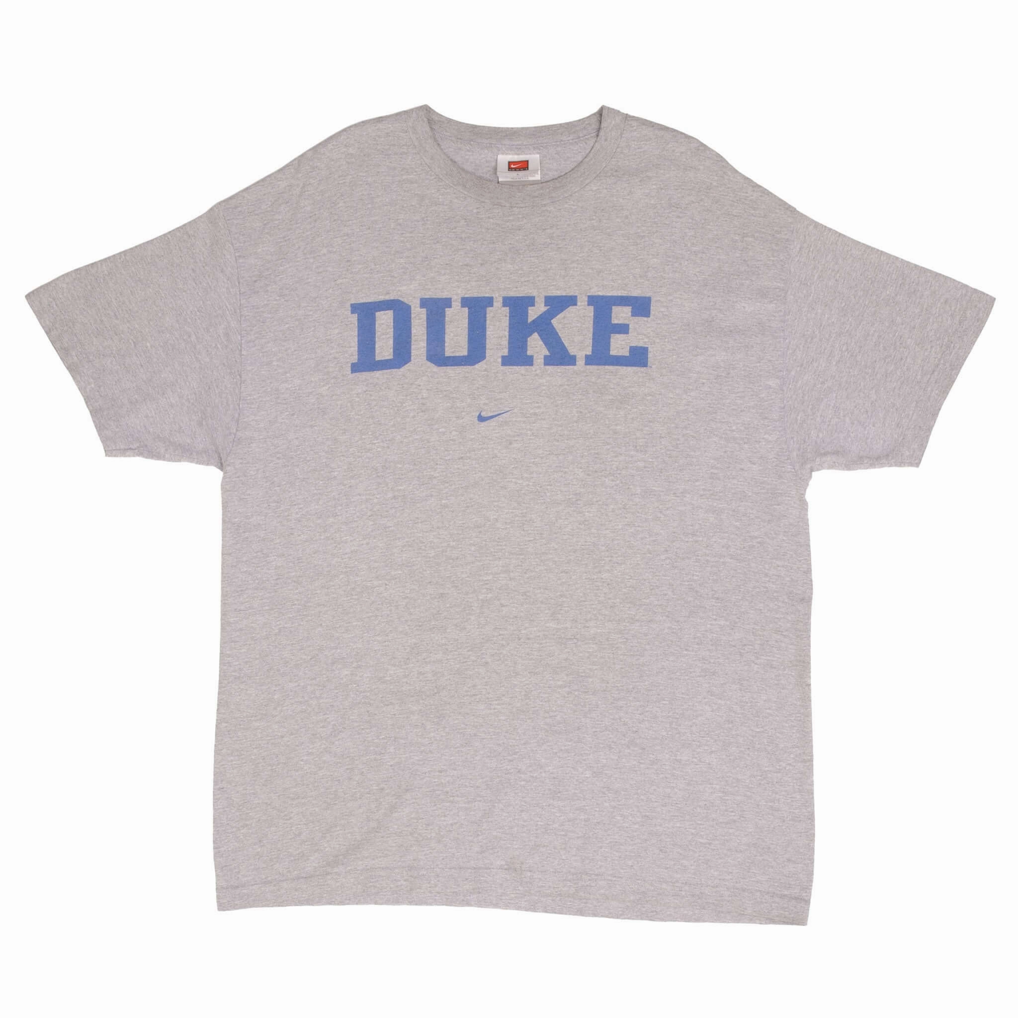 VINTAGE NIKE CENTER SWOOSH NCAA DUKE UNIVERSITY TEE SHIRT 2000S SIZE LARGE