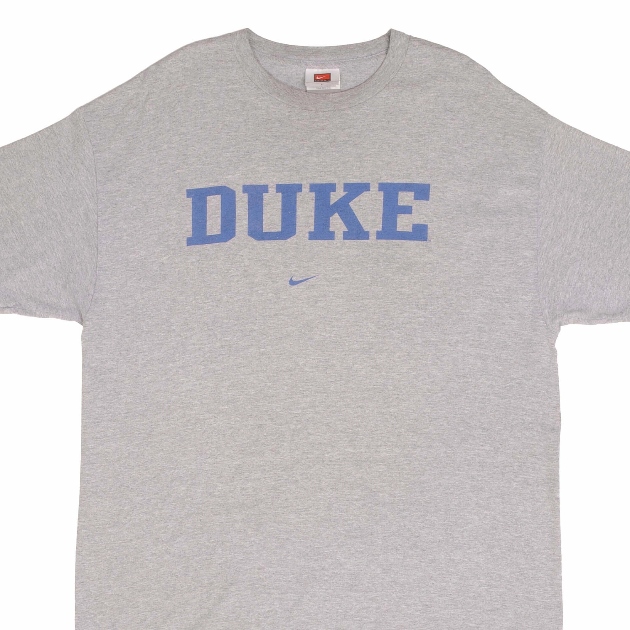 VINTAGE NIKE CENTER SWOOSH NCAA DUKE UNIVERSITY TEE SHIRT 2000S SIZE LARGE